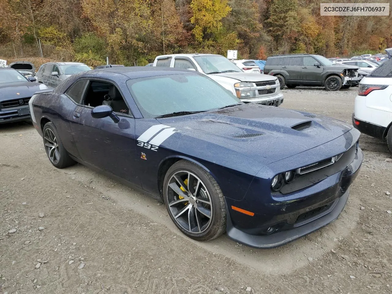 2015 Dodge Challenger R/T Scat Pack VIN: 2C3CDZFJ6FH706937 Lot: 78261284