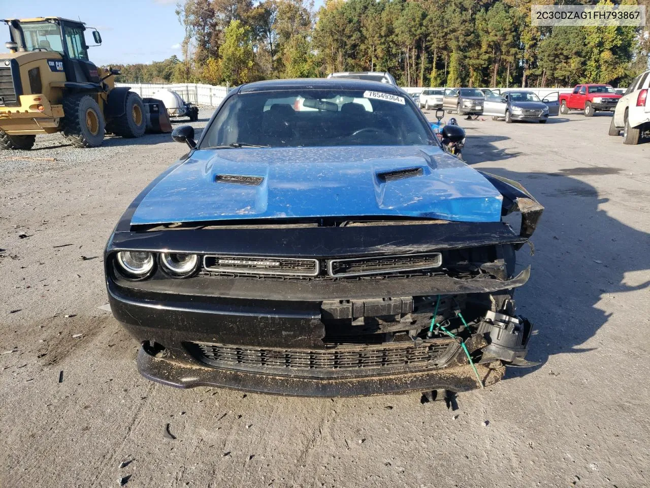 2015 Dodge Challenger Sxt VIN: 2C3CDZAG1FH793867 Lot: 78549364