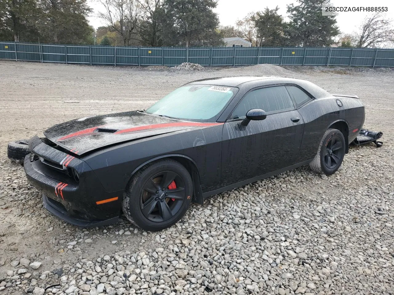 2015 Dodge Challenger Sxt VIN: 2C3CDZAG4FH888553 Lot: 78830364