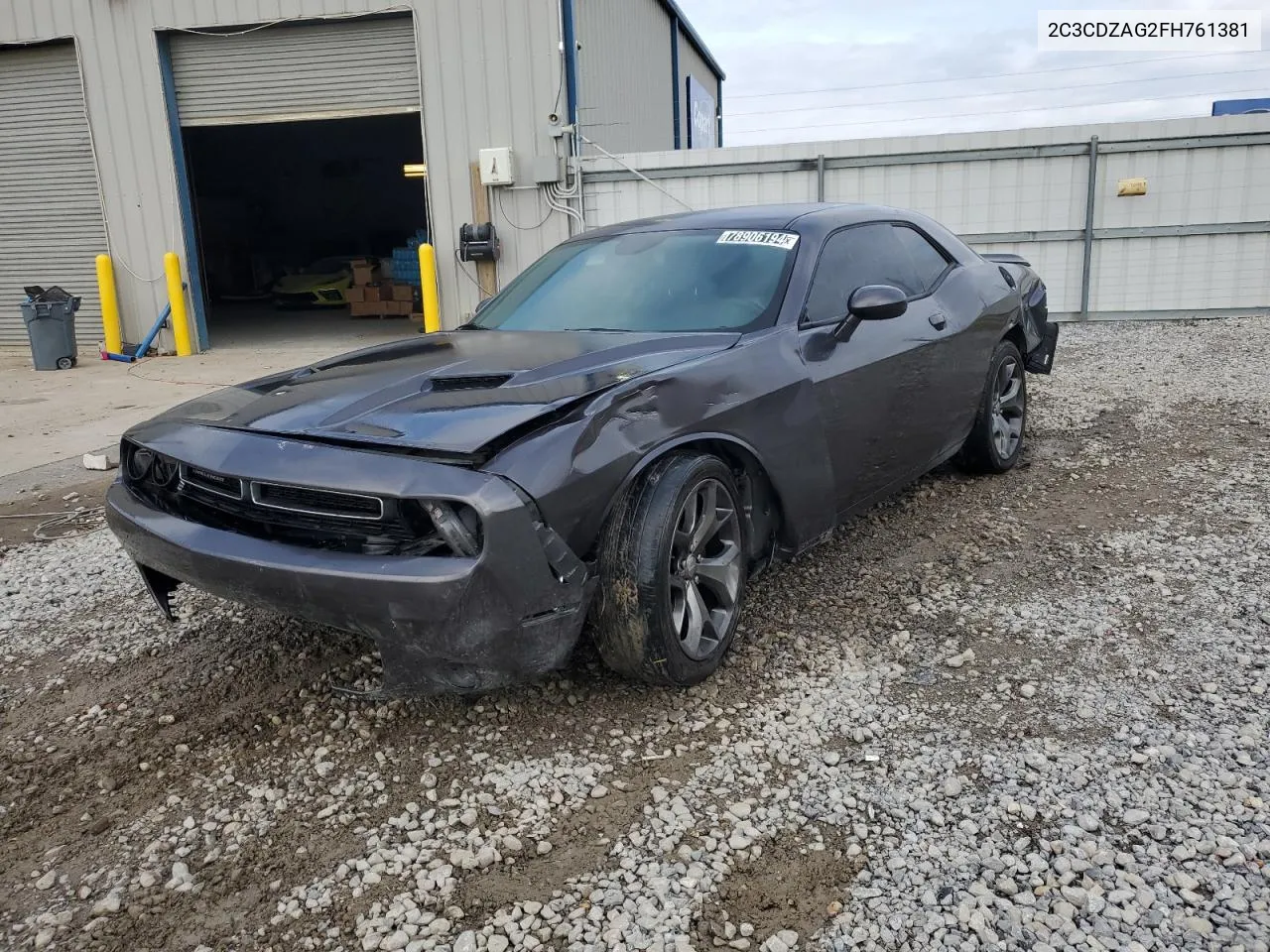 2015 Dodge Challenger Sxt VIN: 2C3CDZAG2FH761381 Lot: 78906194