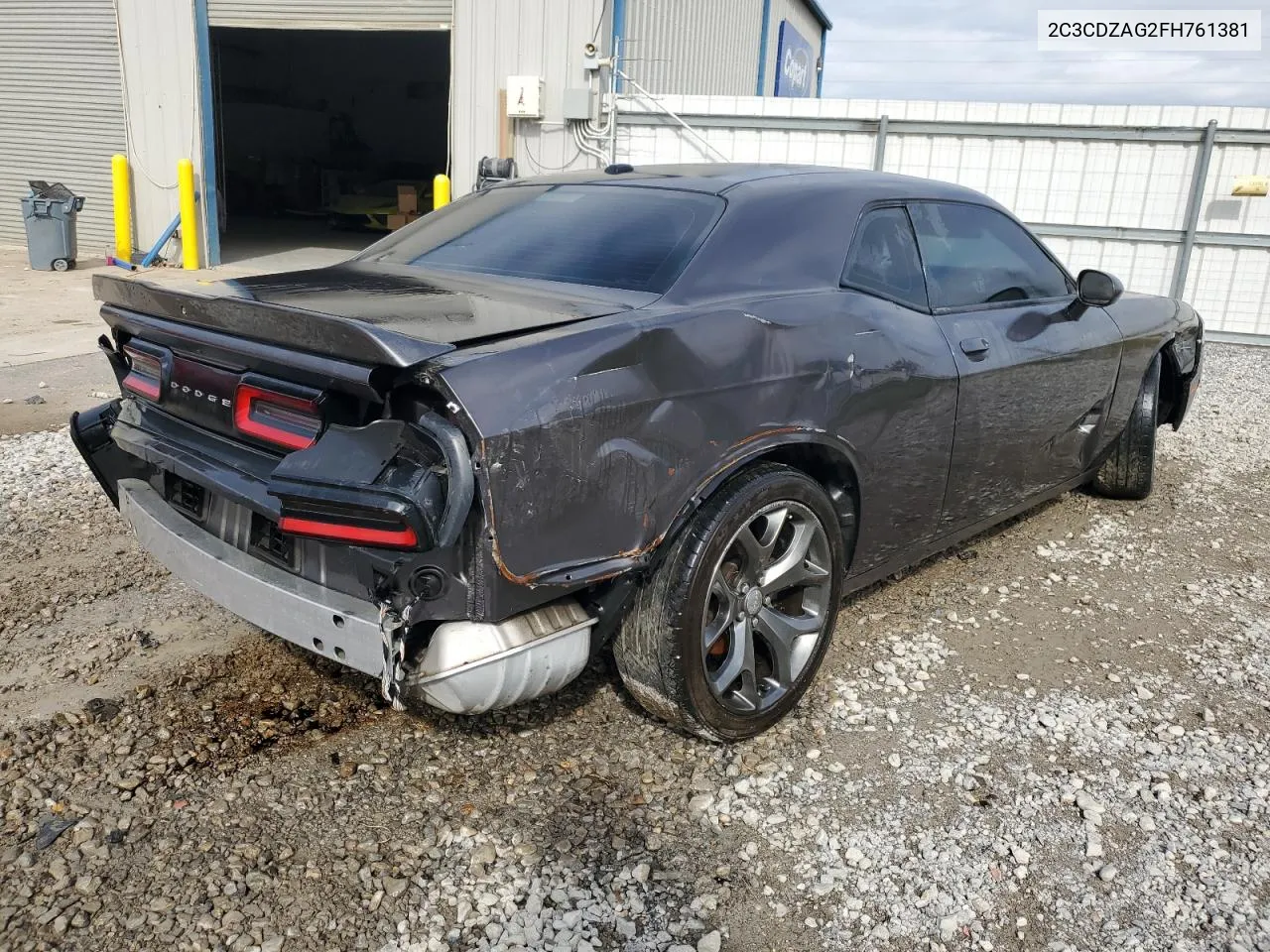 2015 Dodge Challenger Sxt VIN: 2C3CDZAG2FH761381 Lot: 78906194