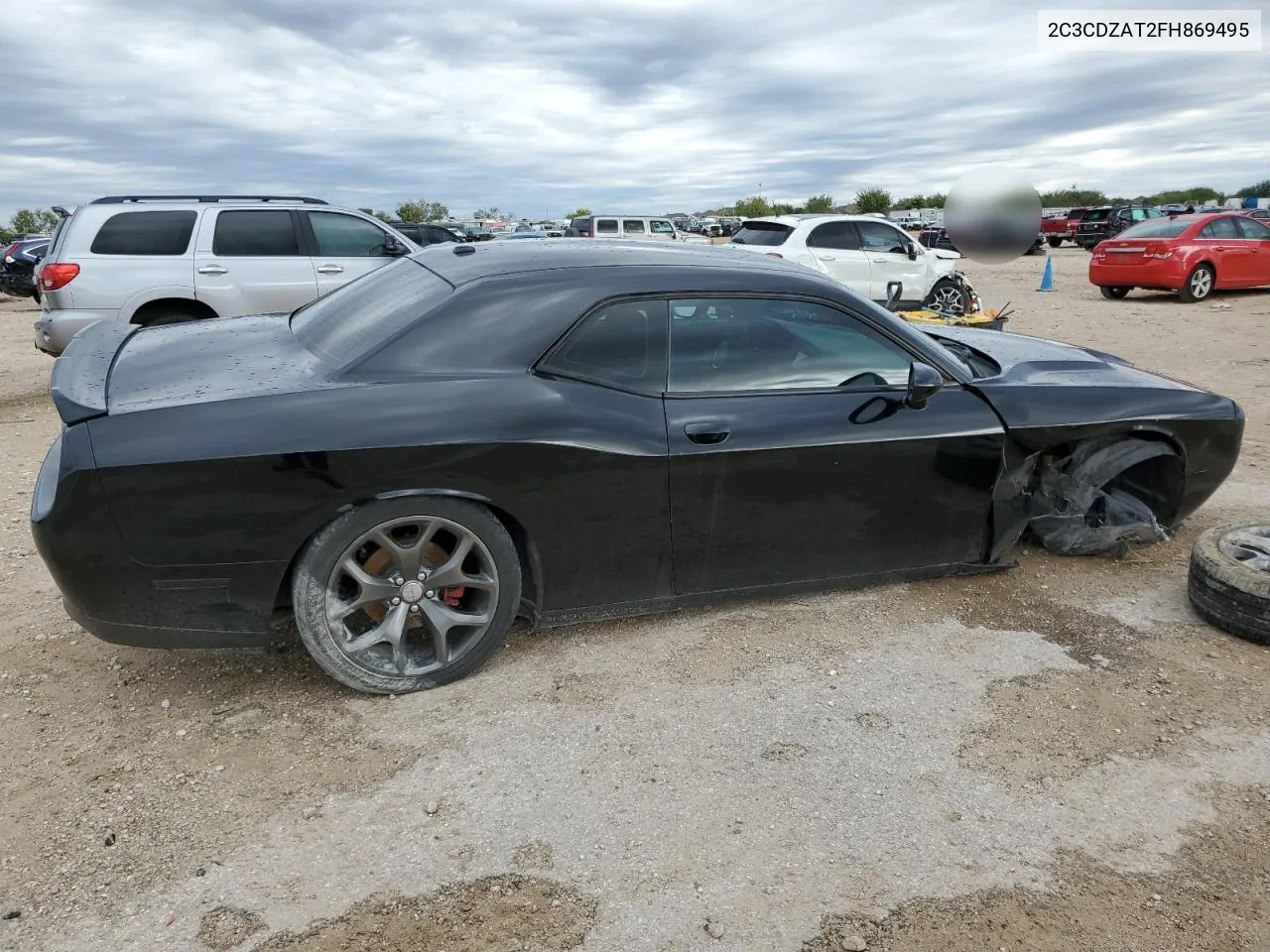 2015 Dodge Challenger Sxt VIN: 2C3CDZAT2FH869495 Lot: 79073424