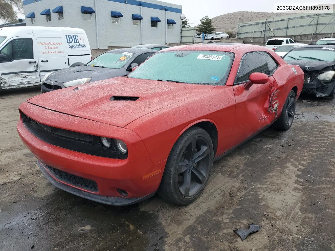 2015 Dodge Challenger Sxt VIN: 2C3CDZAG6FH895178 Lot: 79538144