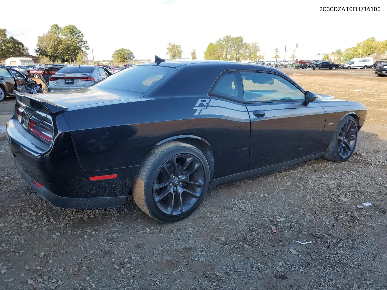 2015 Dodge Challenger Sxt VIN: 2C3CDZAT0FH716100 Lot: 80750634