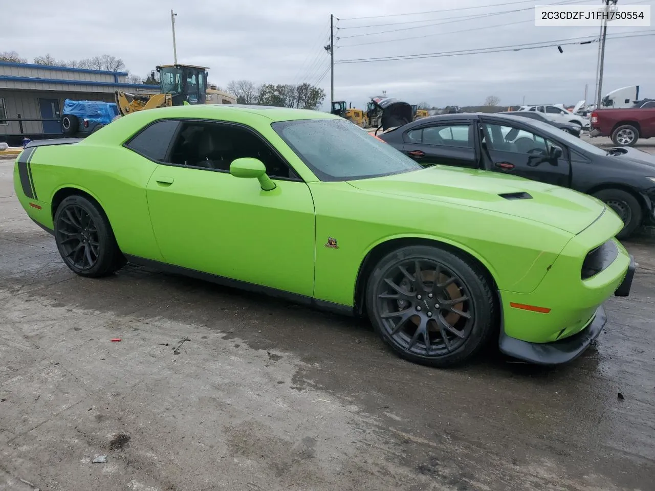 2015 Dodge Challenger R/T Scat Pack VIN: 2C3CDZFJ1FH750554 Lot: 80973614