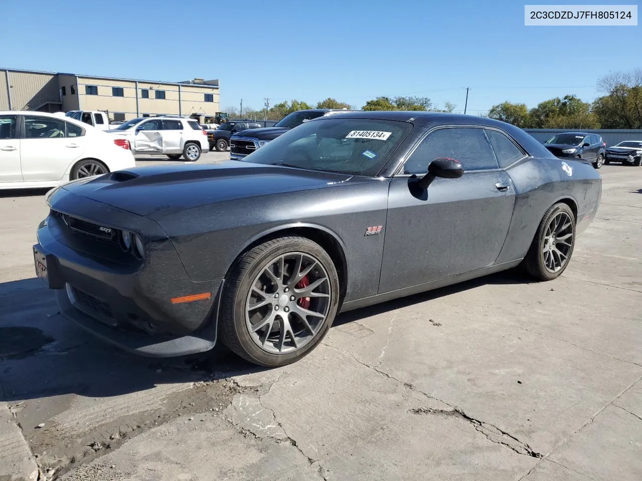 2015 Dodge Challenger Srt 392 VIN: 2C3CDZDJ7FH805124 Lot: 81405134