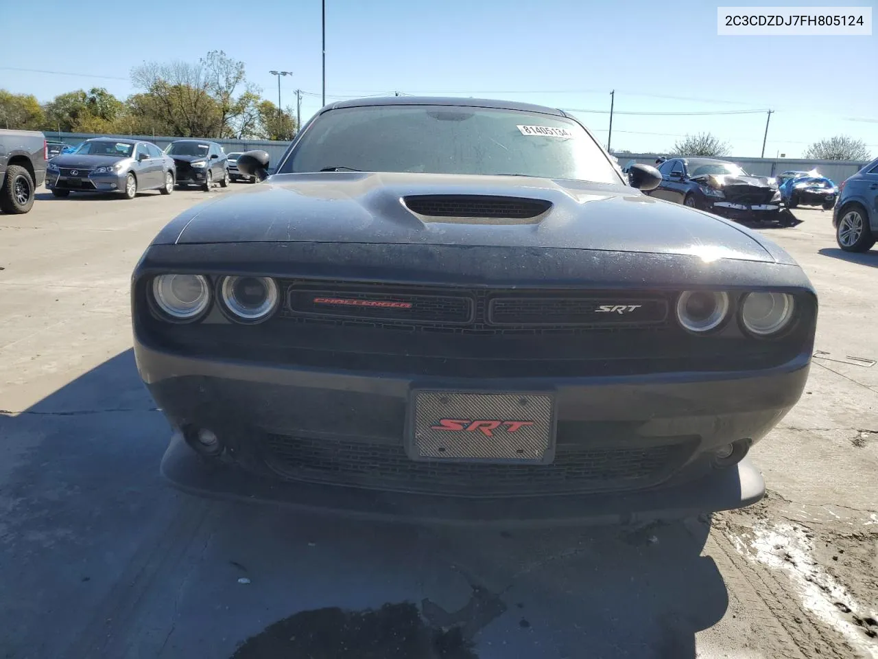 2015 Dodge Challenger Srt 392 VIN: 2C3CDZDJ7FH805124 Lot: 81405134