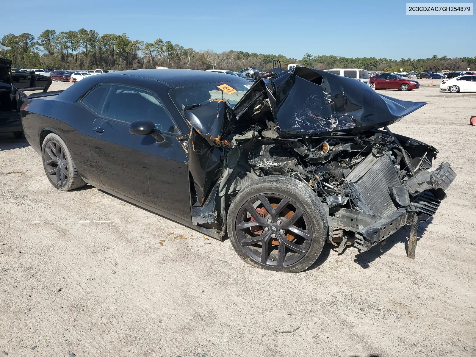 2016 Dodge Challenger Sxt VIN: 2C3CDZAG7GH254879 Lot: 38575354