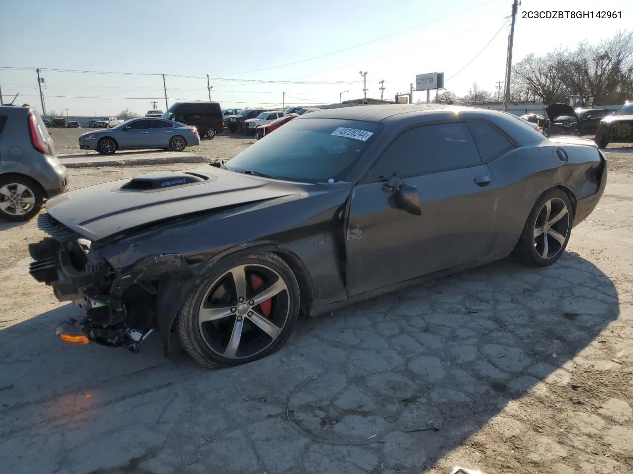 2016 Dodge Challenger R/T VIN: 2C3CDZBT8GH142961 Lot: 43228244