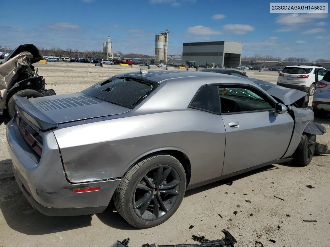 2C3CDZAGXGH145820 2016 Dodge Challenger Sxt