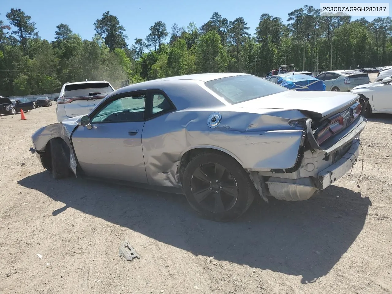 2016 Dodge Challenger Sxt VIN: 2C3CDZAG9GH280187 Lot: 48872574