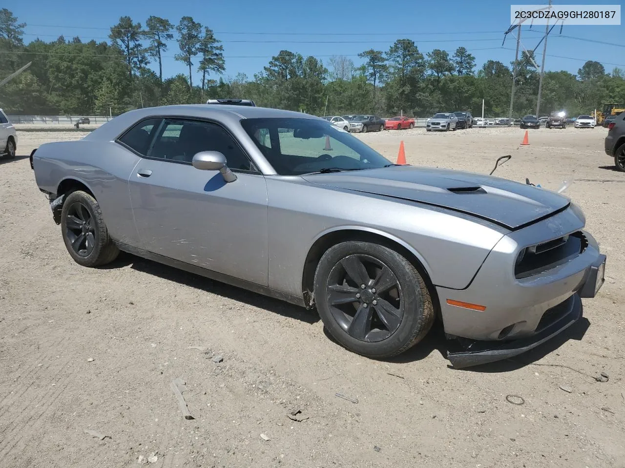 2016 Dodge Challenger Sxt VIN: 2C3CDZAG9GH280187 Lot: 48872574