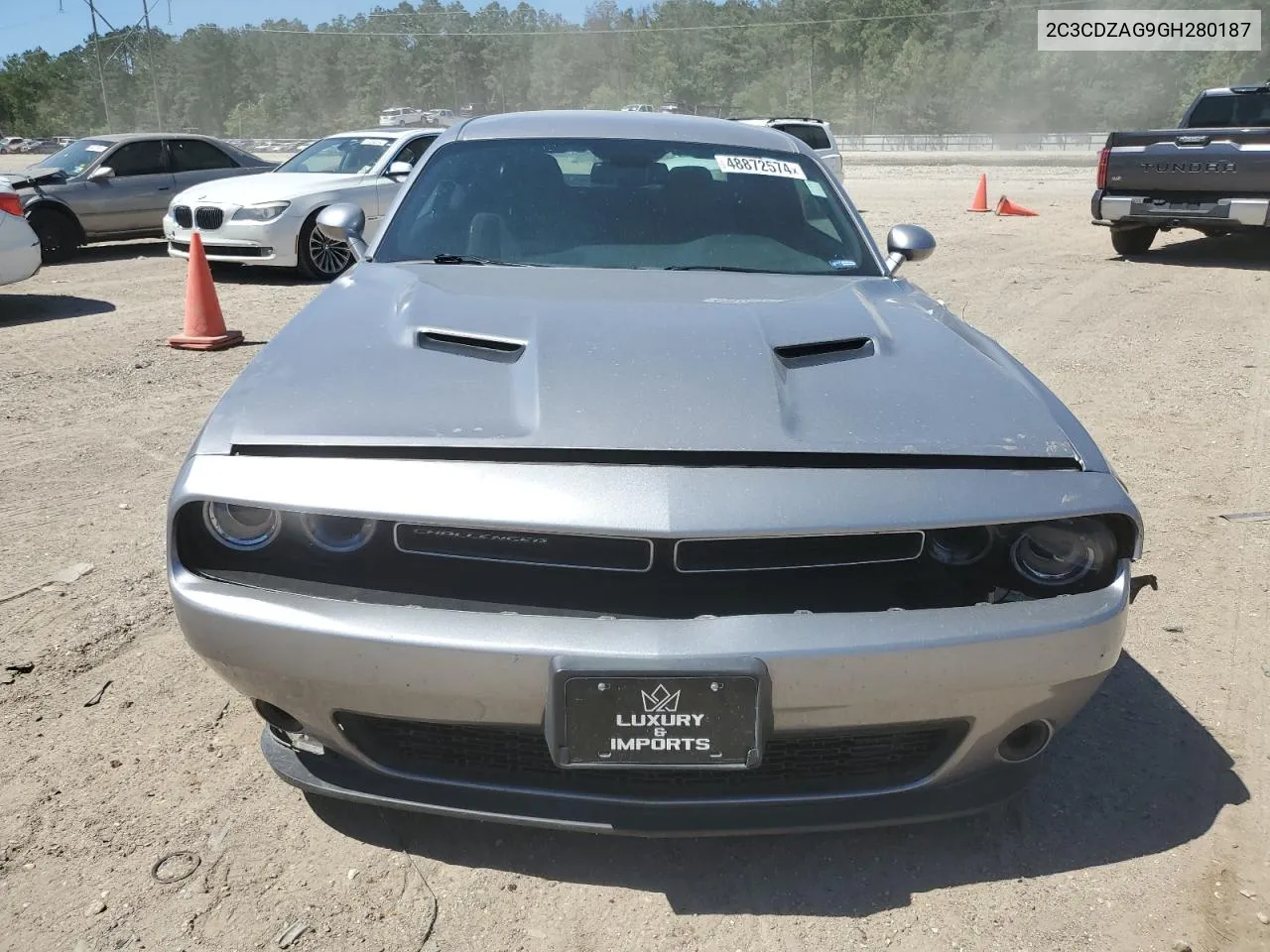 2016 Dodge Challenger Sxt VIN: 2C3CDZAG9GH280187 Lot: 48872574