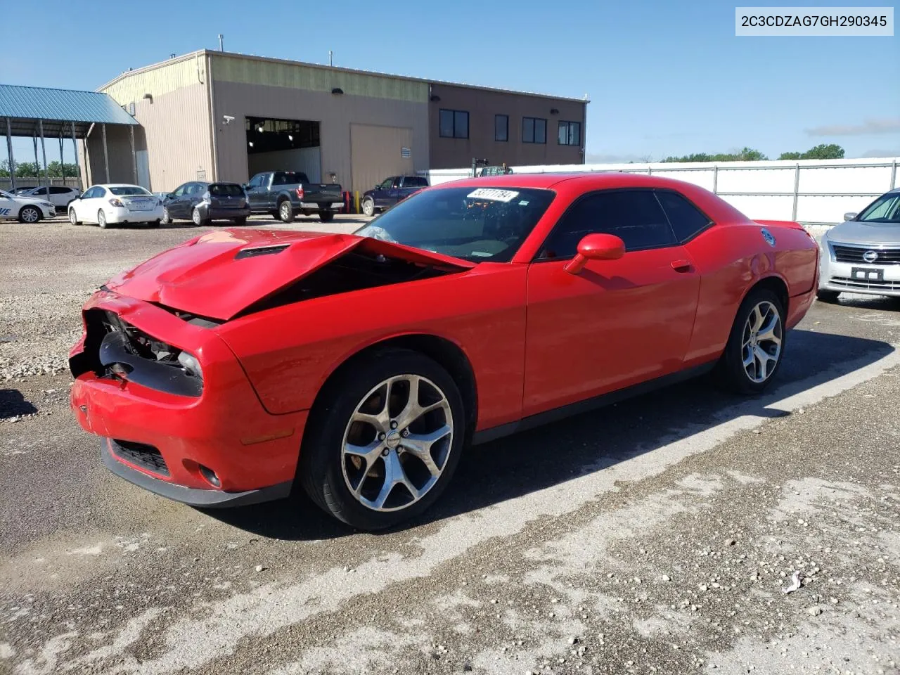 2016 Dodge Challenger Sxt VIN: 2C3CDZAG7GH290345 Lot: 53771784