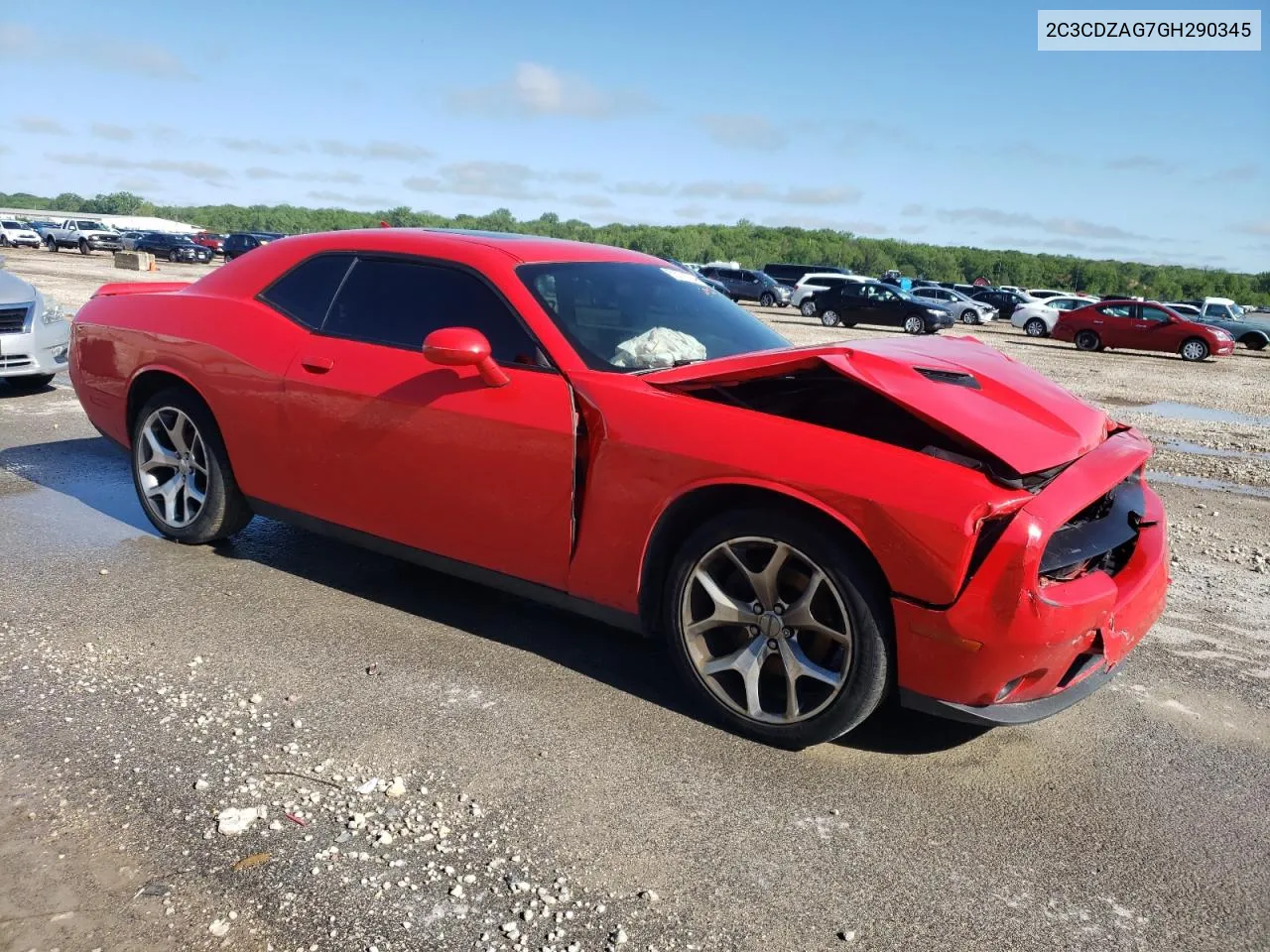 2016 Dodge Challenger Sxt VIN: 2C3CDZAG7GH290345 Lot: 53771784