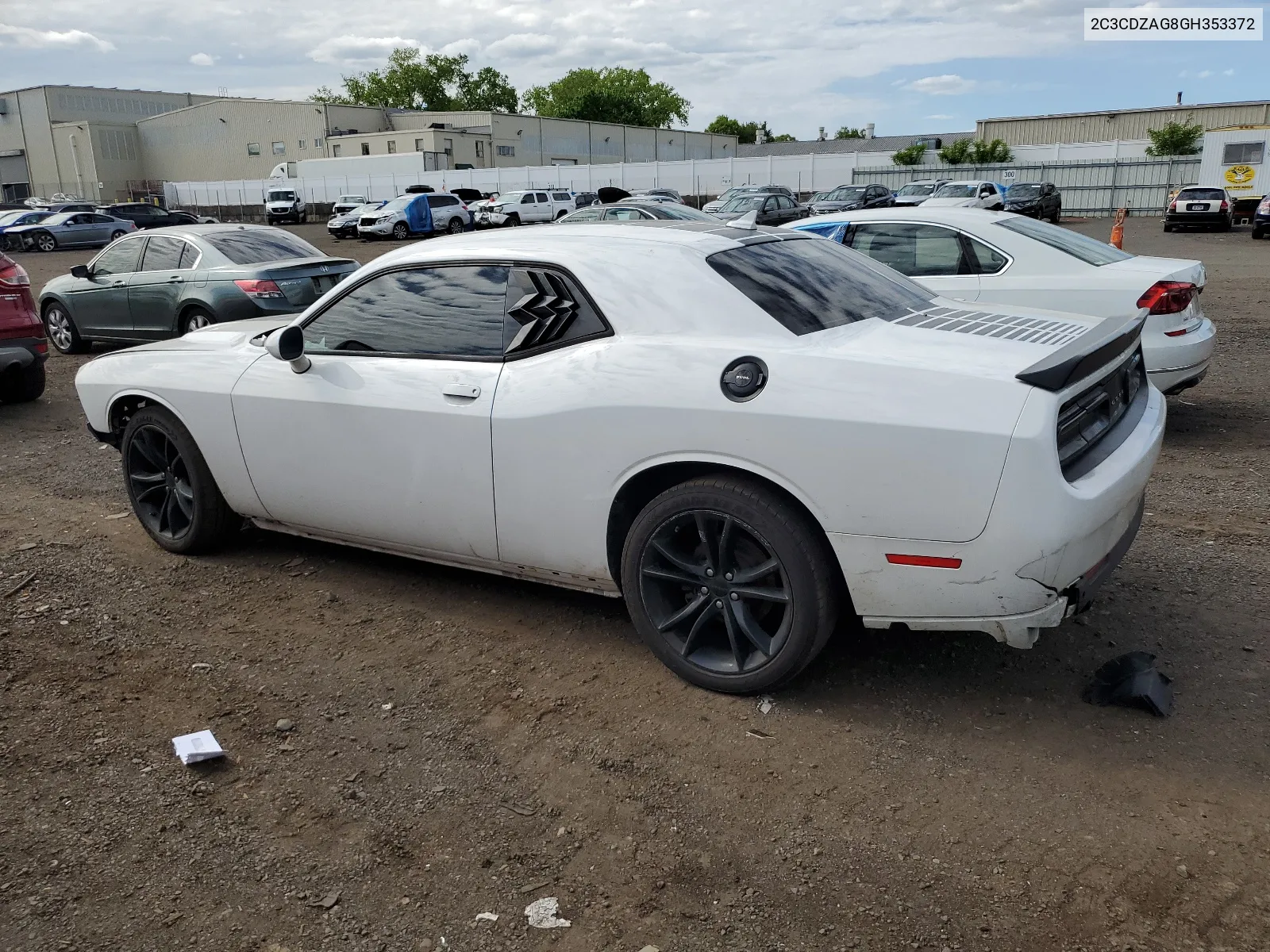 2016 Dodge Challenger Sxt VIN: 2C3CDZAG8GH353372 Lot: 54055324