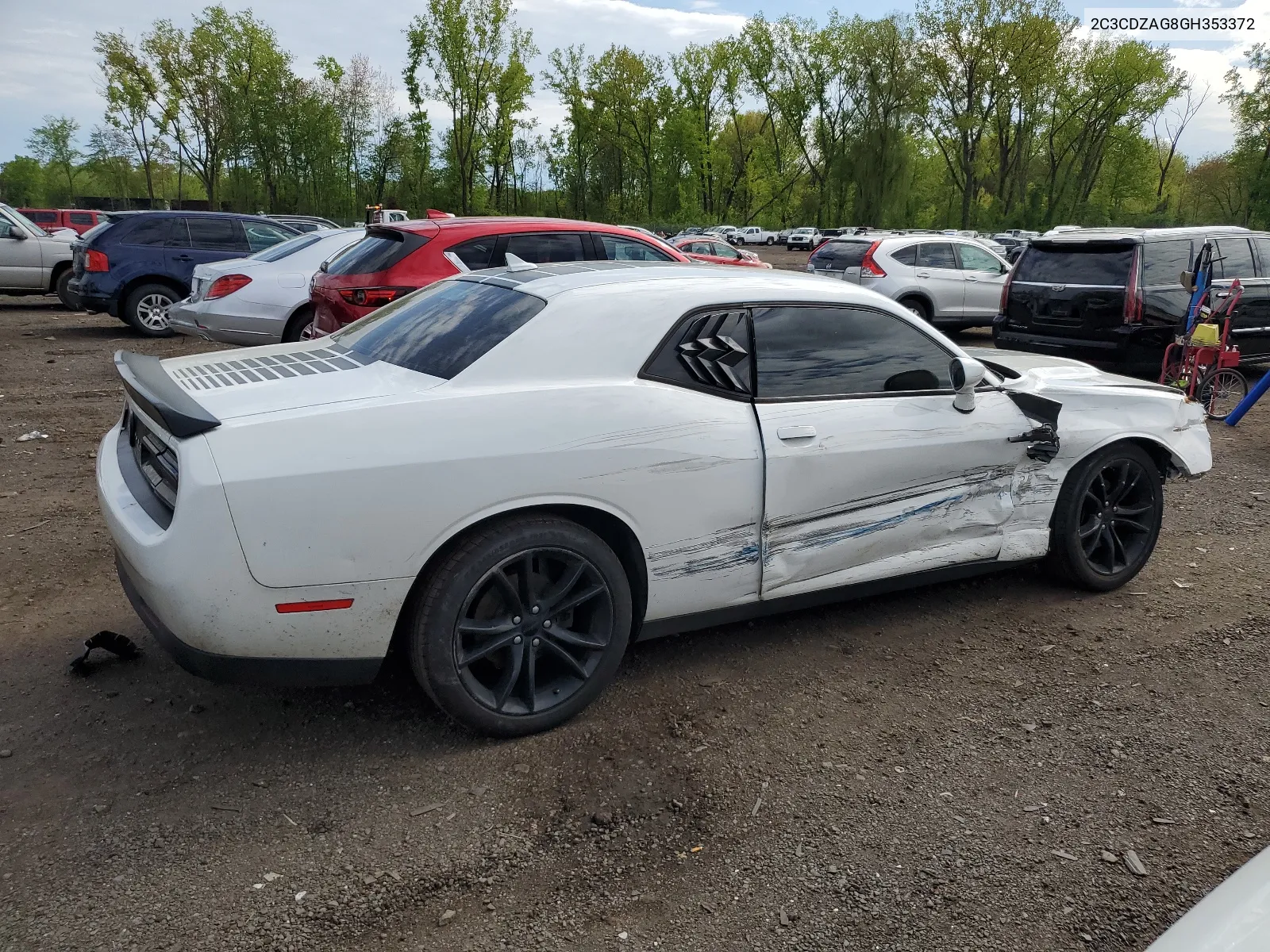 2016 Dodge Challenger Sxt VIN: 2C3CDZAG8GH353372 Lot: 54055324