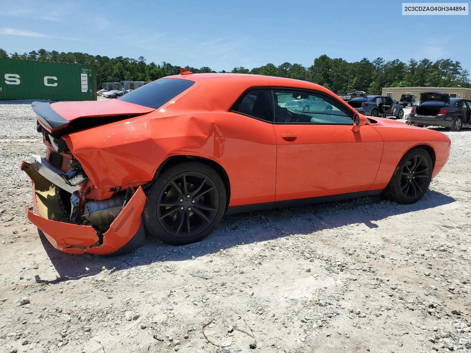 2016 Dodge Challenger Sxt VIN: 2C3CDZAG4GH344894 Lot: 56149004