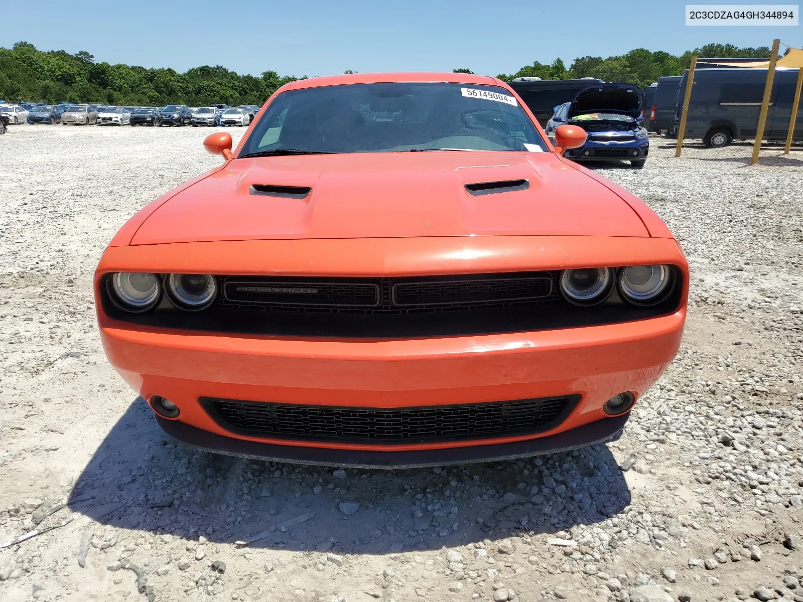 2016 Dodge Challenger Sxt VIN: 2C3CDZAG4GH344894 Lot: 56149004