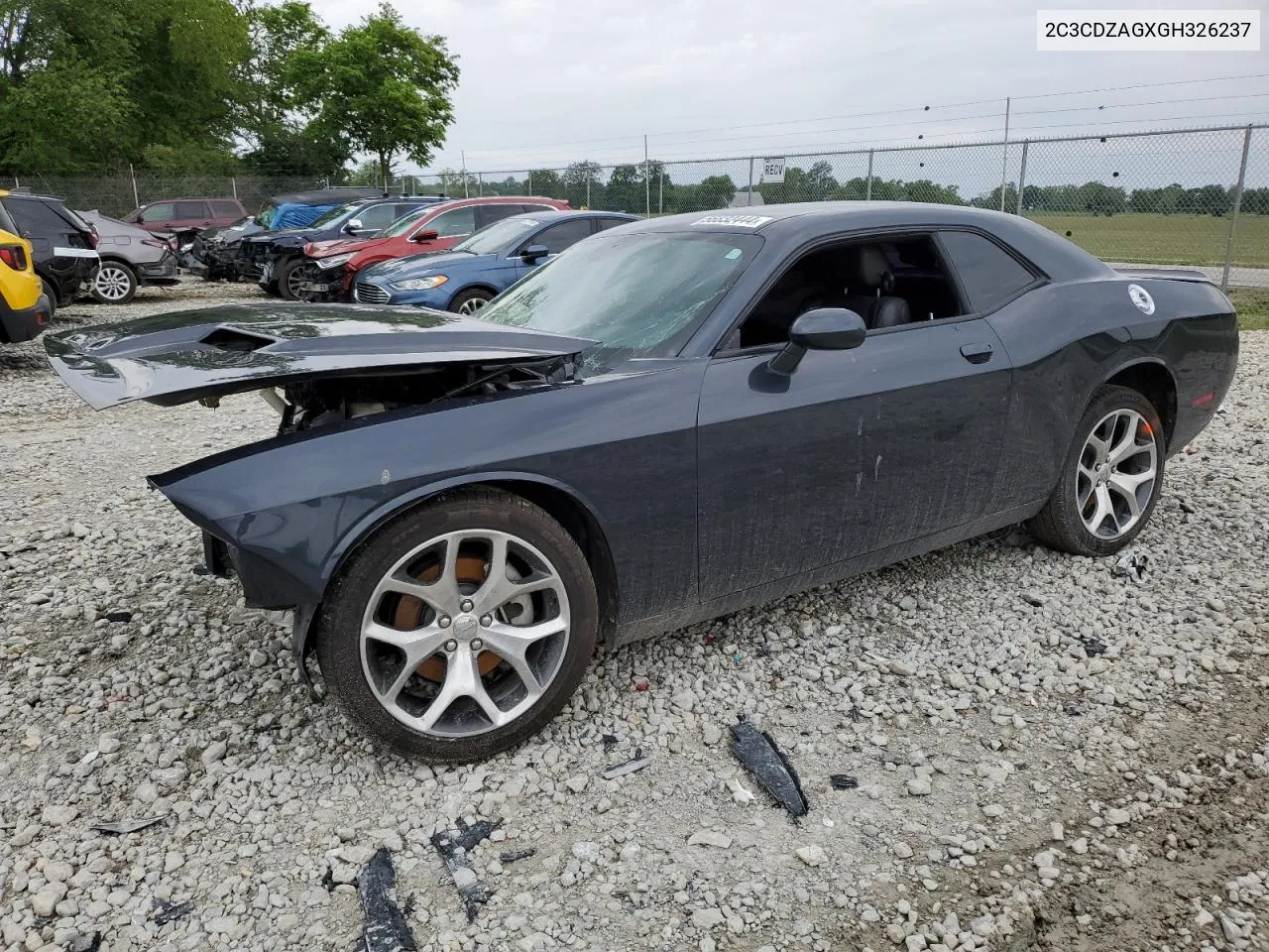 2016 Dodge Challenger Sxt VIN: 2C3CDZAGXGH326237 Lot: 56832444