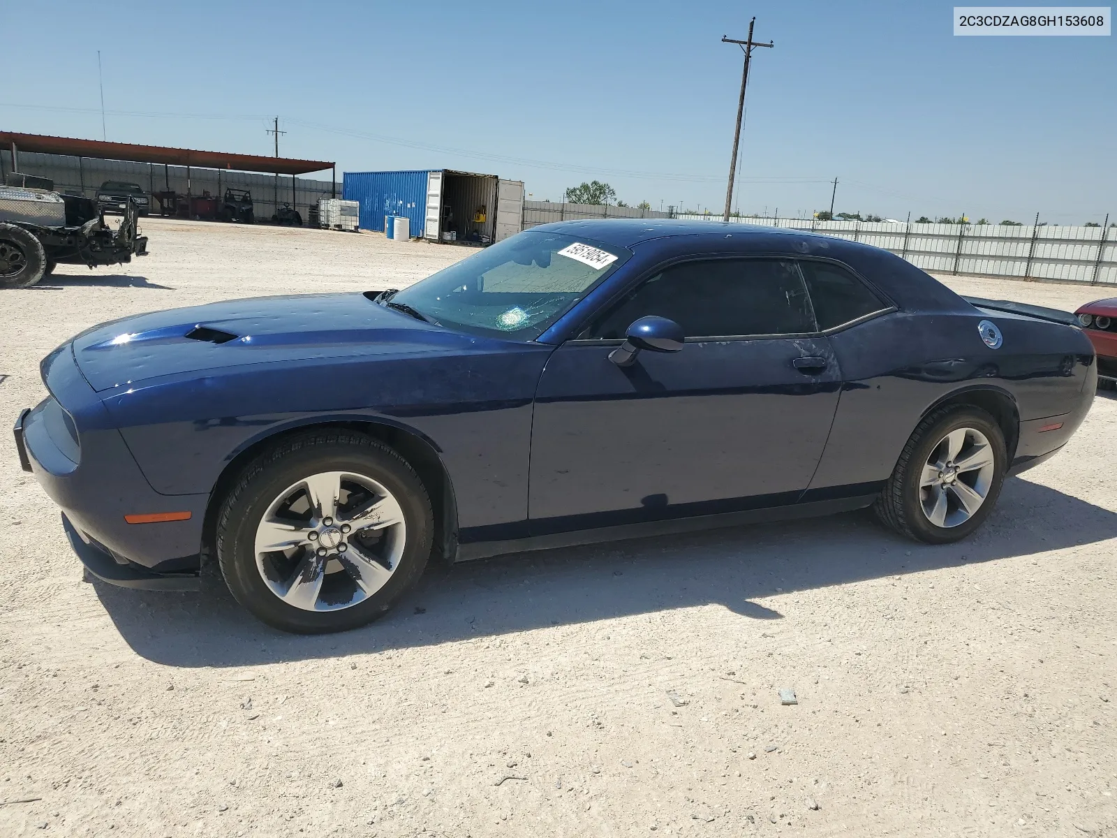 2016 Dodge Challenger Sxt VIN: 2C3CDZAG8GH153608 Lot: 59519054