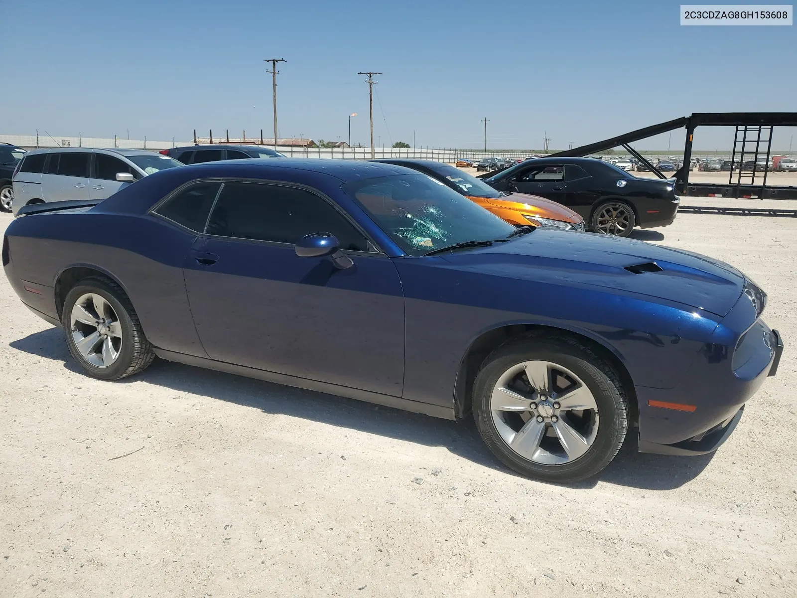 2016 Dodge Challenger Sxt VIN: 2C3CDZAG8GH153608 Lot: 59519054