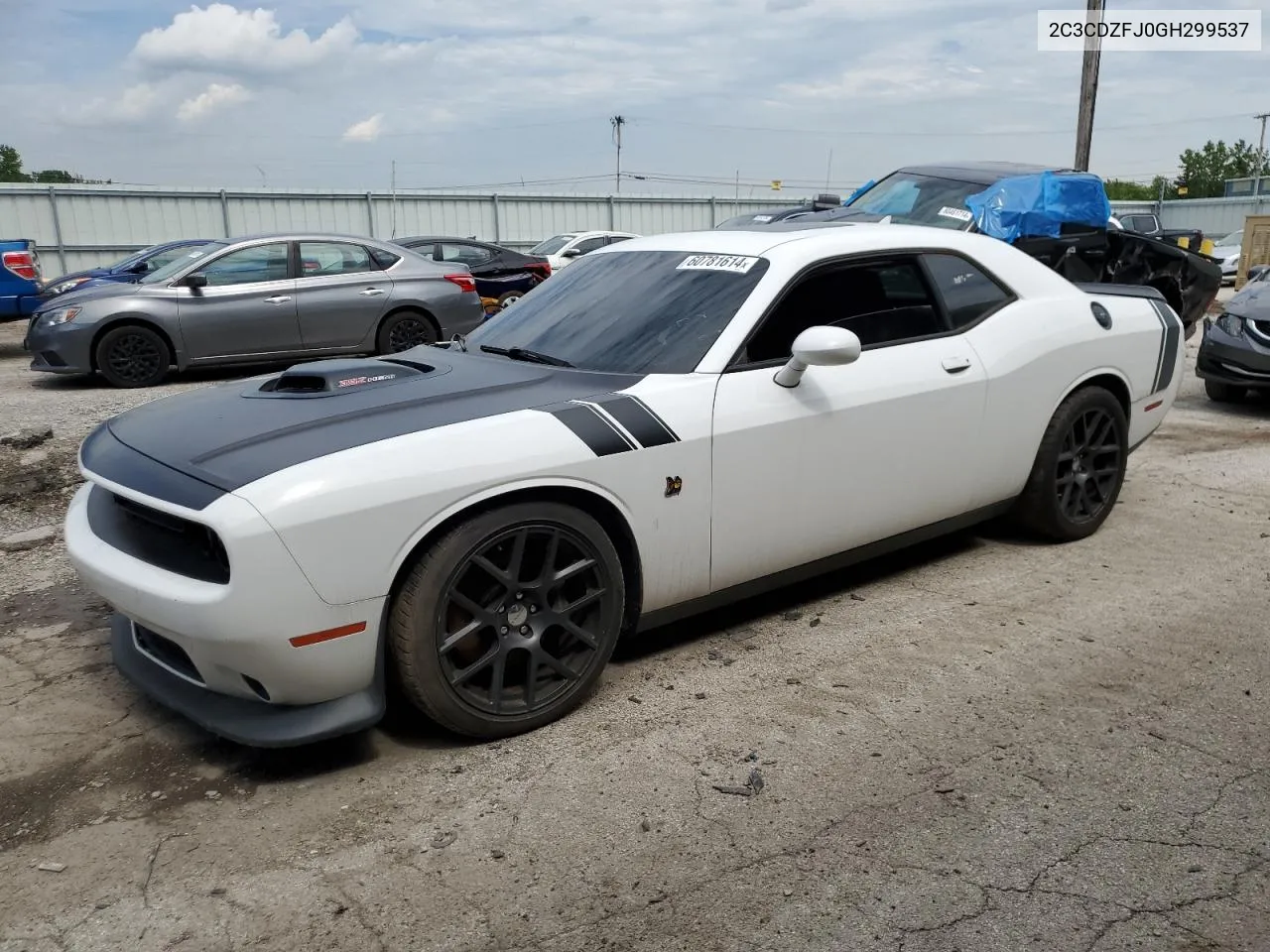 2016 Dodge Challenger R/T Scat Pack VIN: 2C3CDZFJ0GH299537 Lot: 60781614