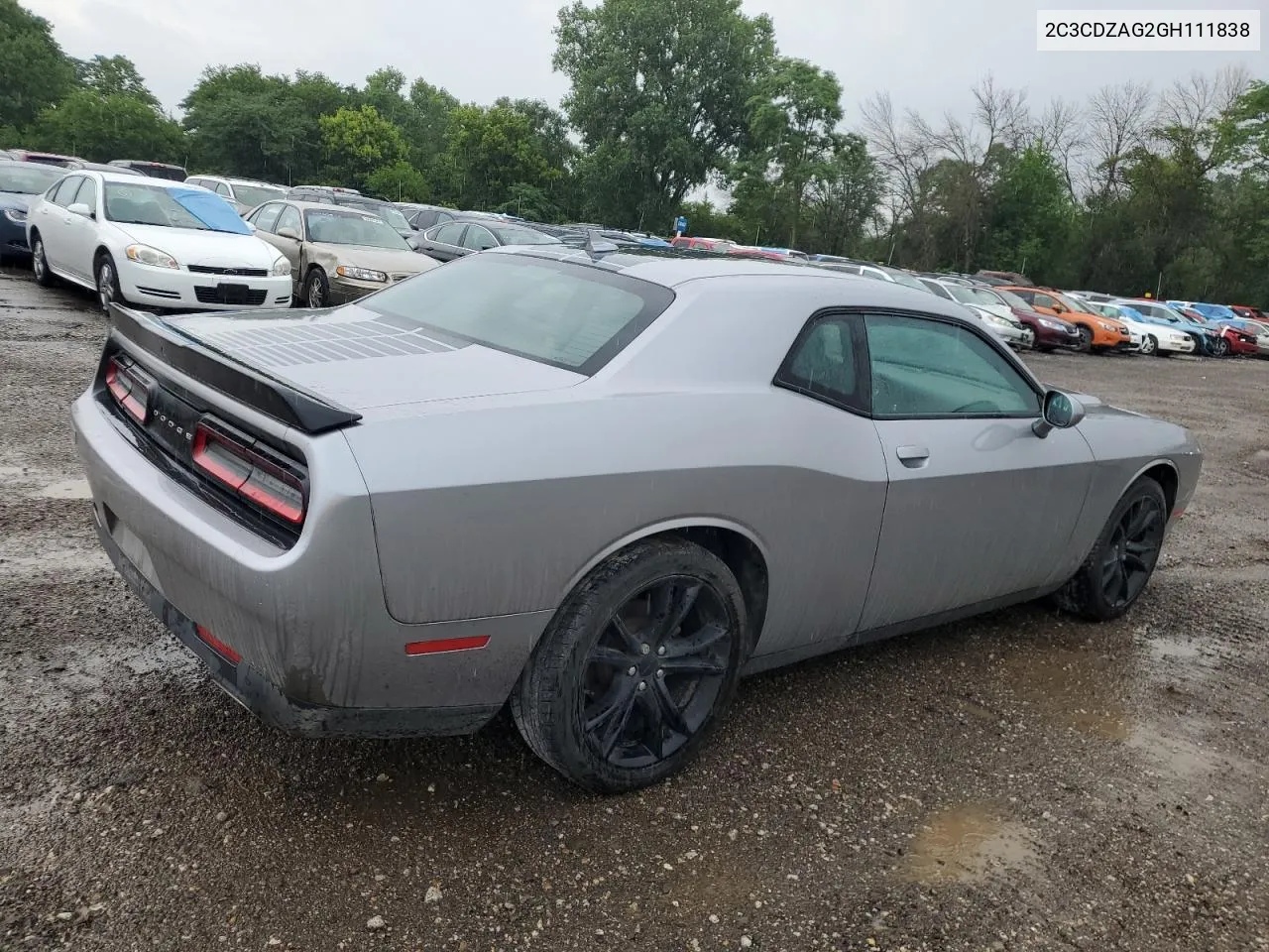 2016 Dodge Challenger Sxt VIN: 2C3CDZAG2GH111838 Lot: 60924914