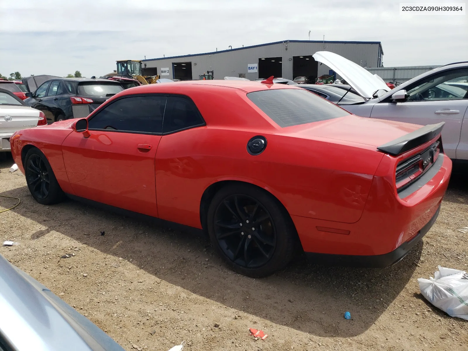 2016 Dodge Challenger Sxt VIN: 2C3CDZAG9GH309364 Lot: 61136434