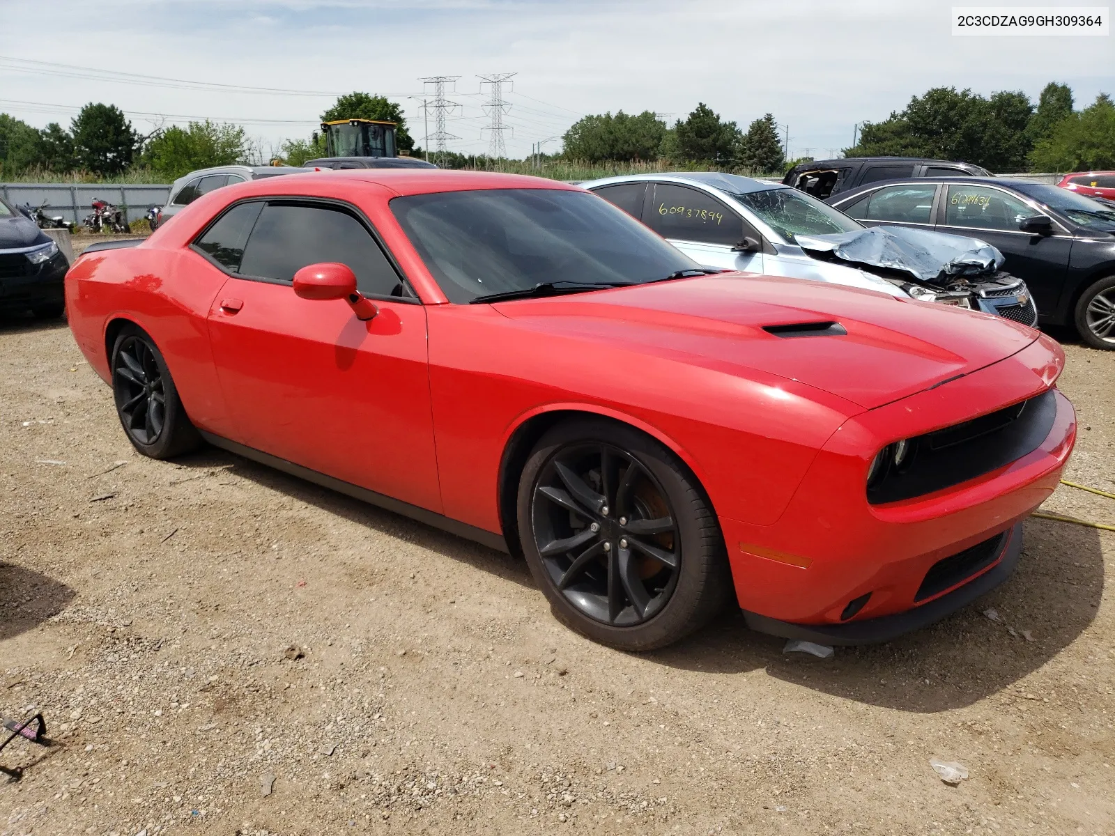 2C3CDZAG9GH309364 2016 Dodge Challenger Sxt