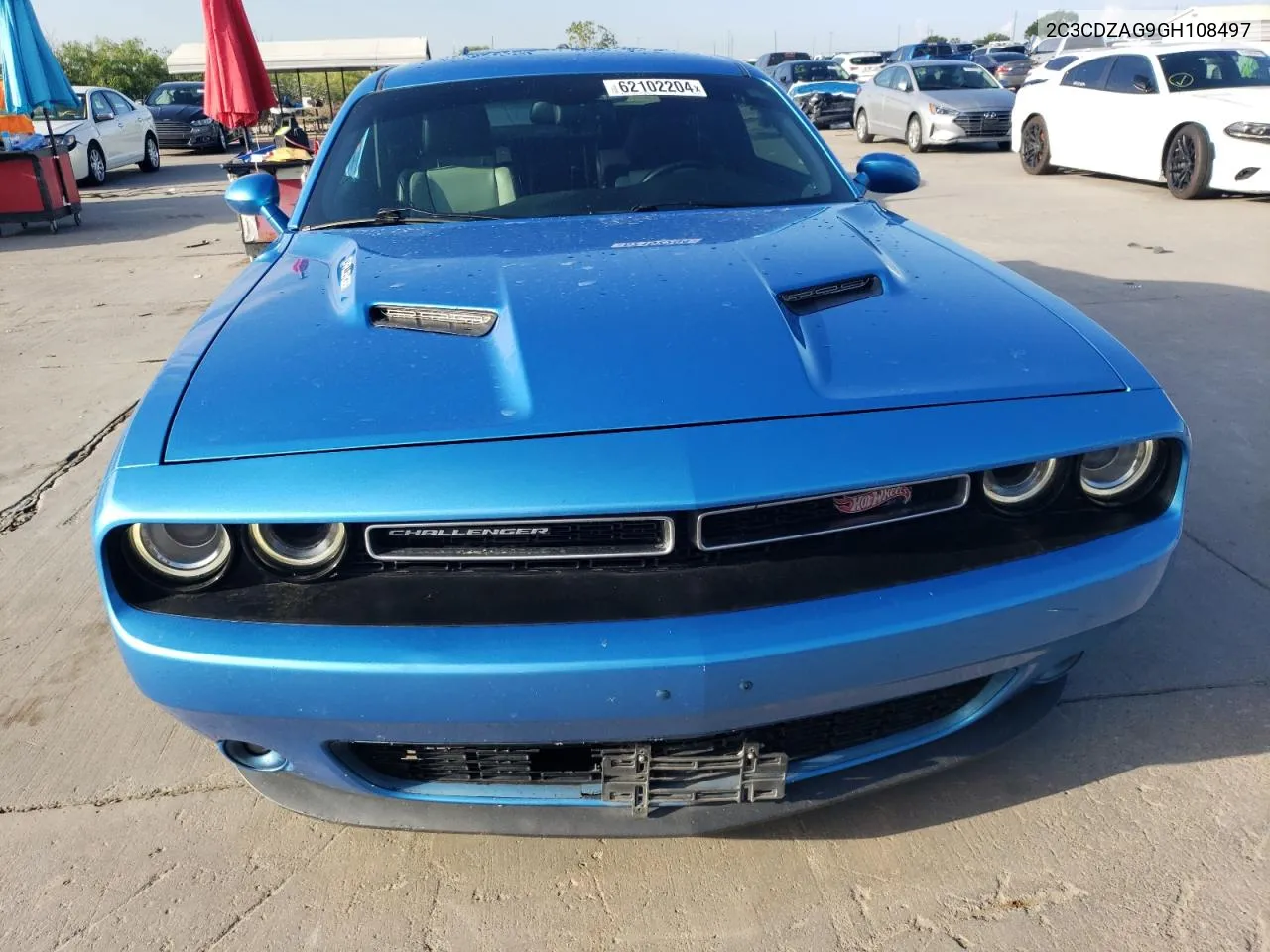 2016 Dodge Challenger Sxt VIN: 2C3CDZAG9GH108497 Lot: 62102204