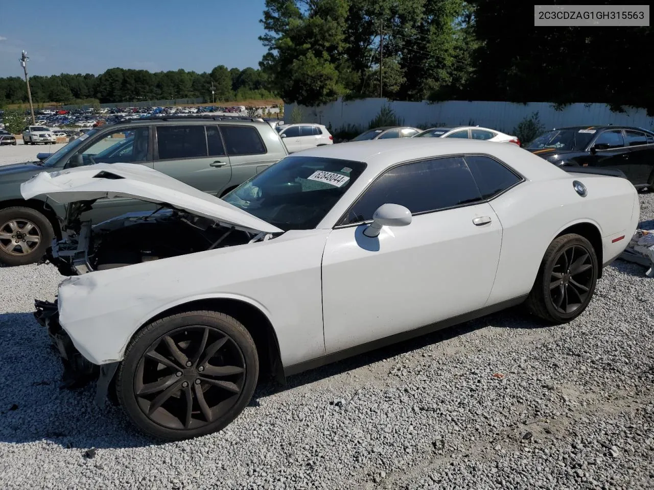 2016 Dodge Challenger Sxt VIN: 2C3CDZAG1GH315563 Lot: 62848044