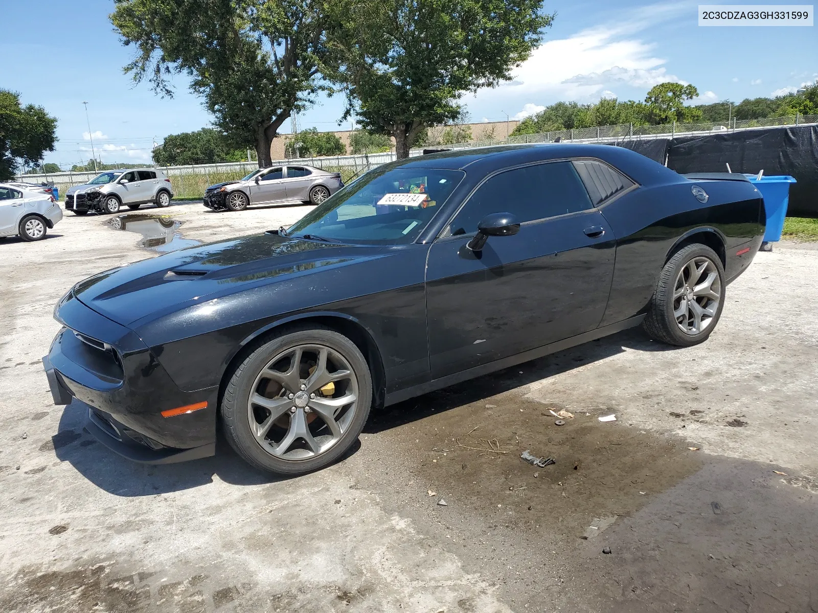 2016 Dodge Challenger Sxt VIN: 2C3CDZAG3GH331599 Lot: 63272134