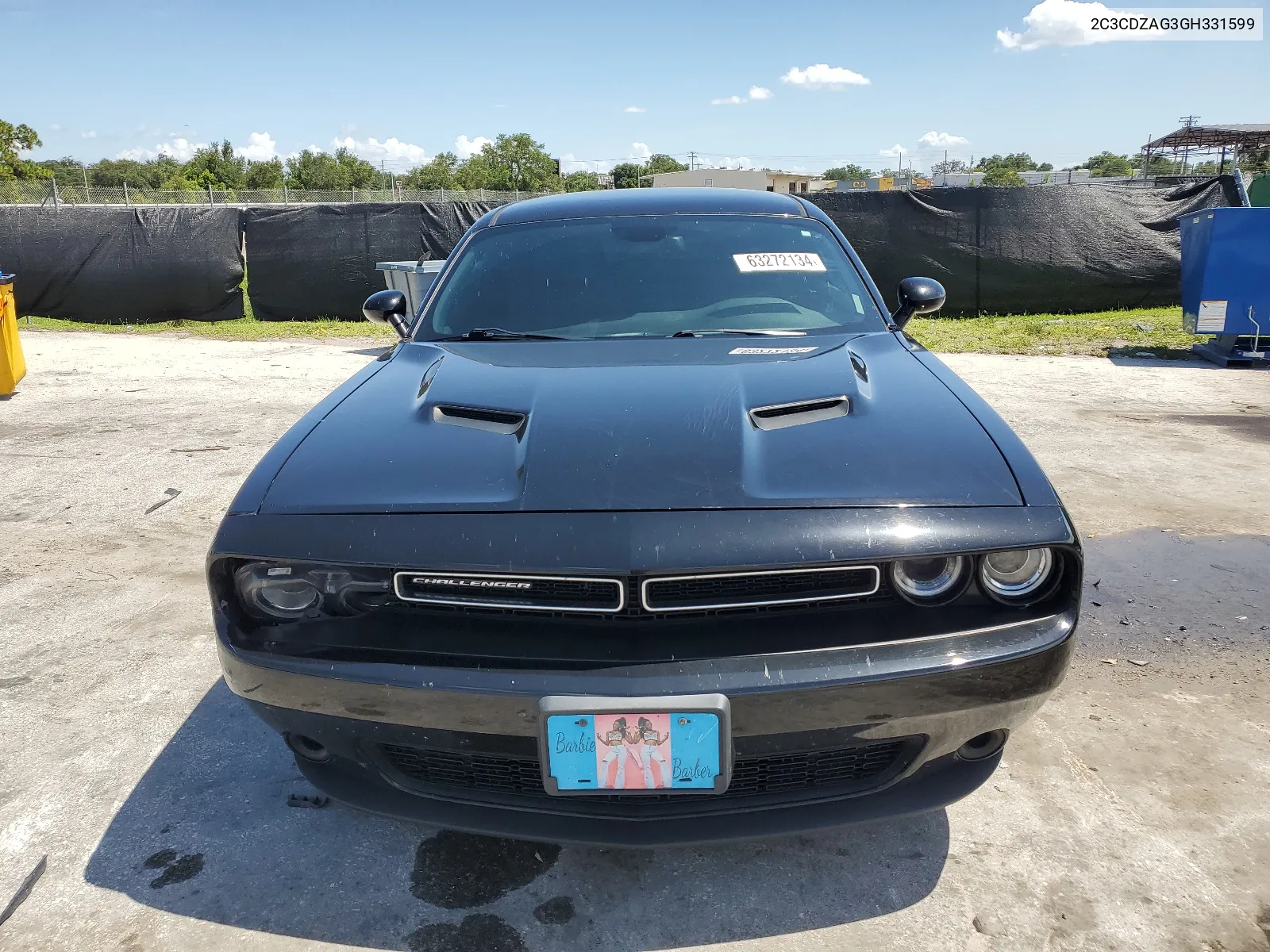 2016 Dodge Challenger Sxt VIN: 2C3CDZAG3GH331599 Lot: 63272134