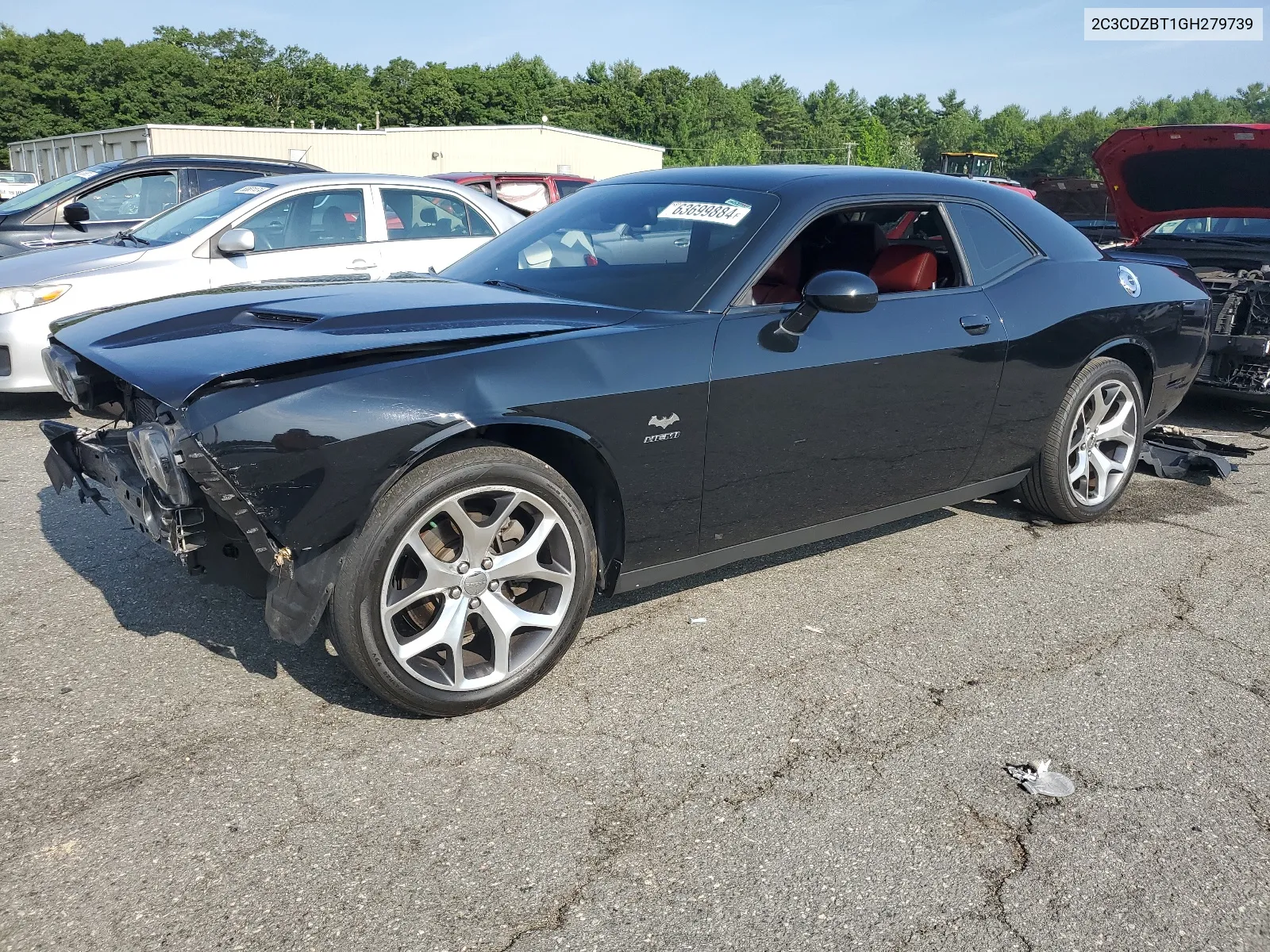 2016 Dodge Challenger R/T VIN: 2C3CDZBT1GH279739 Lot: 63699884