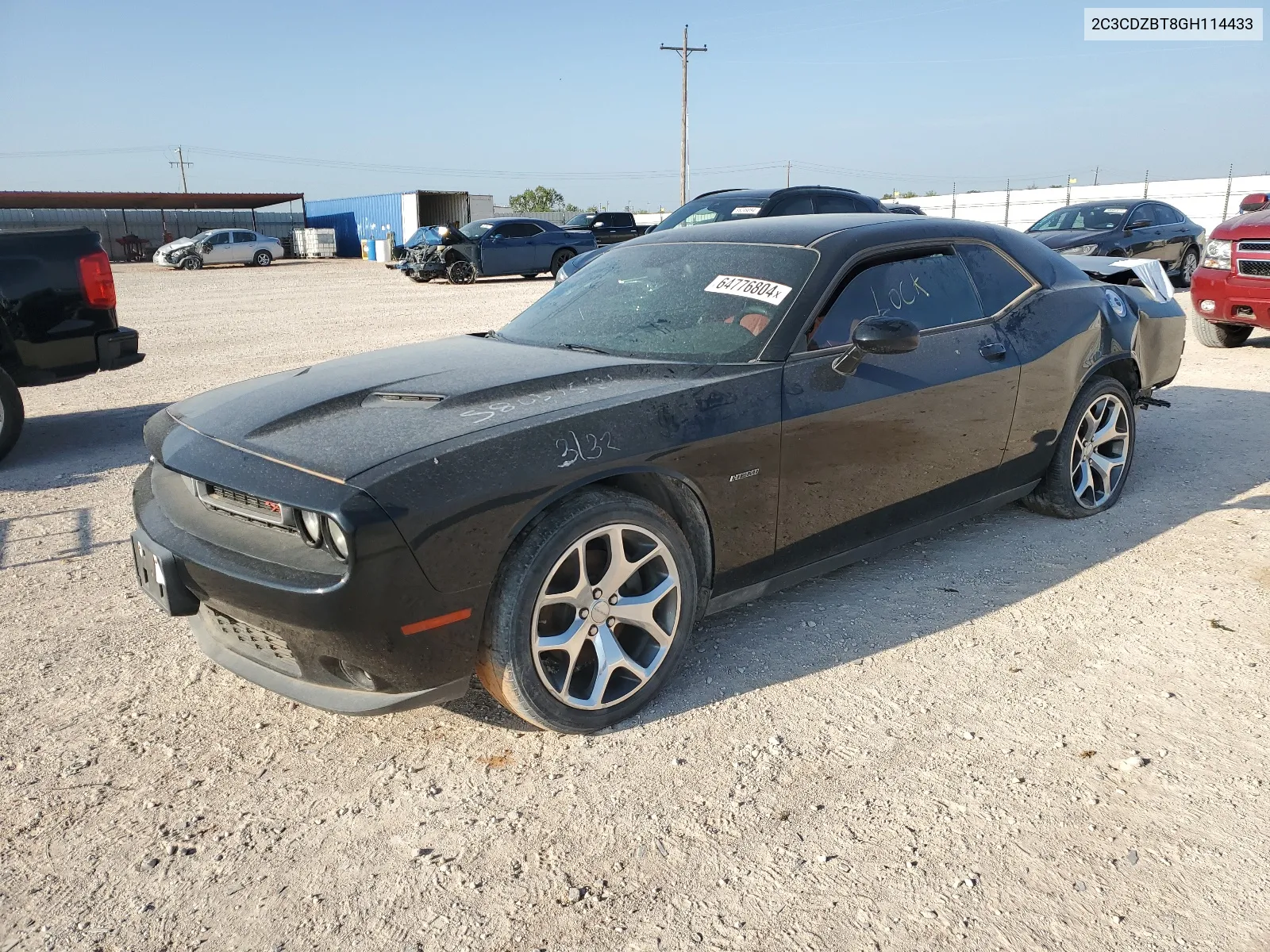 2016 Dodge Challenger R/T VIN: 2C3CDZBT8GH114433 Lot: 64776804