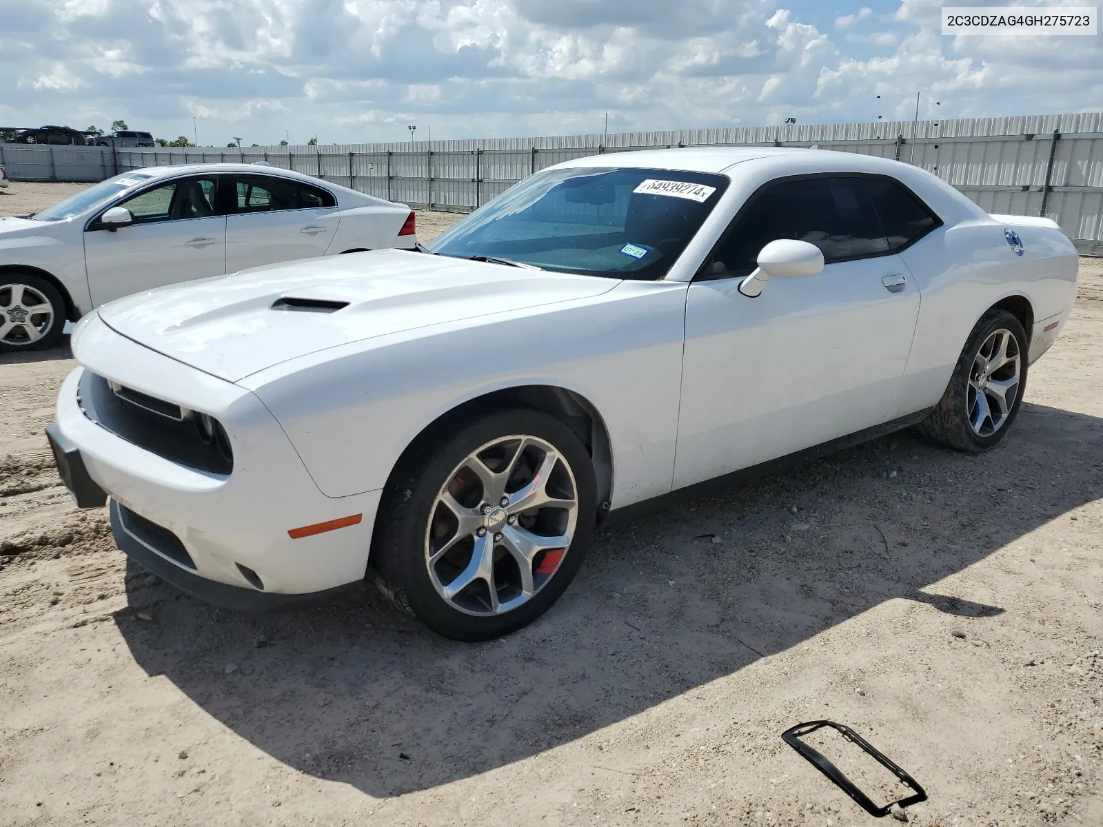 2016 Dodge Challenger Sxt VIN: 2C3CDZAG4GH275723 Lot: 64939274