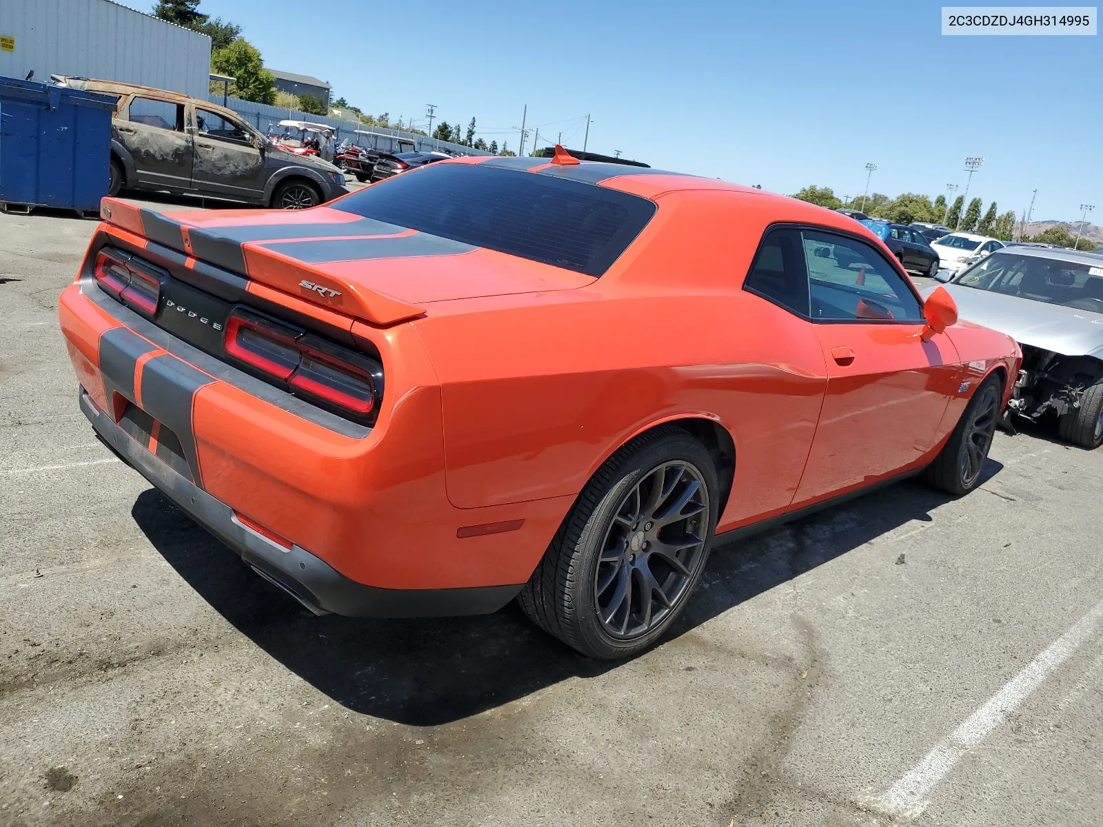 2C3CDZDJ4GH314995 2016 Dodge Challenger Srt 392