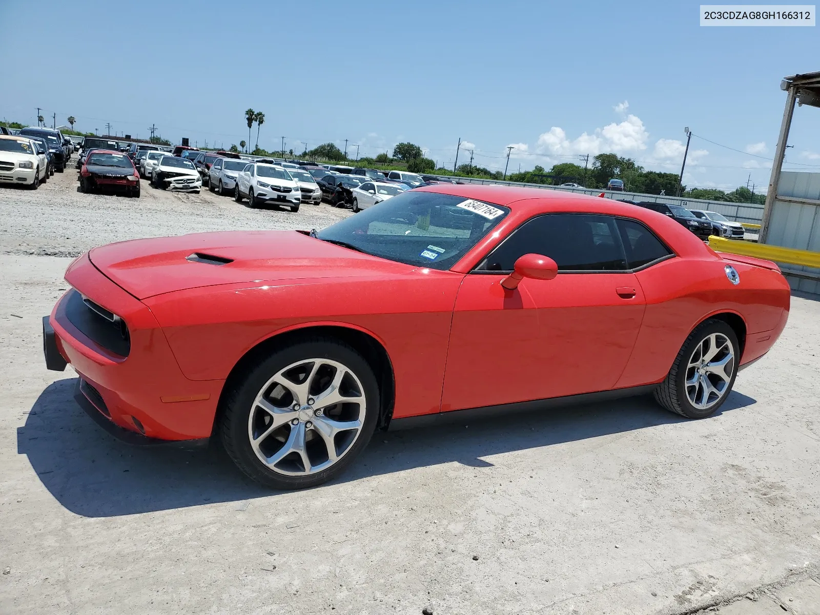 2C3CDZAG8GH166312 2016 Dodge Challenger Sxt