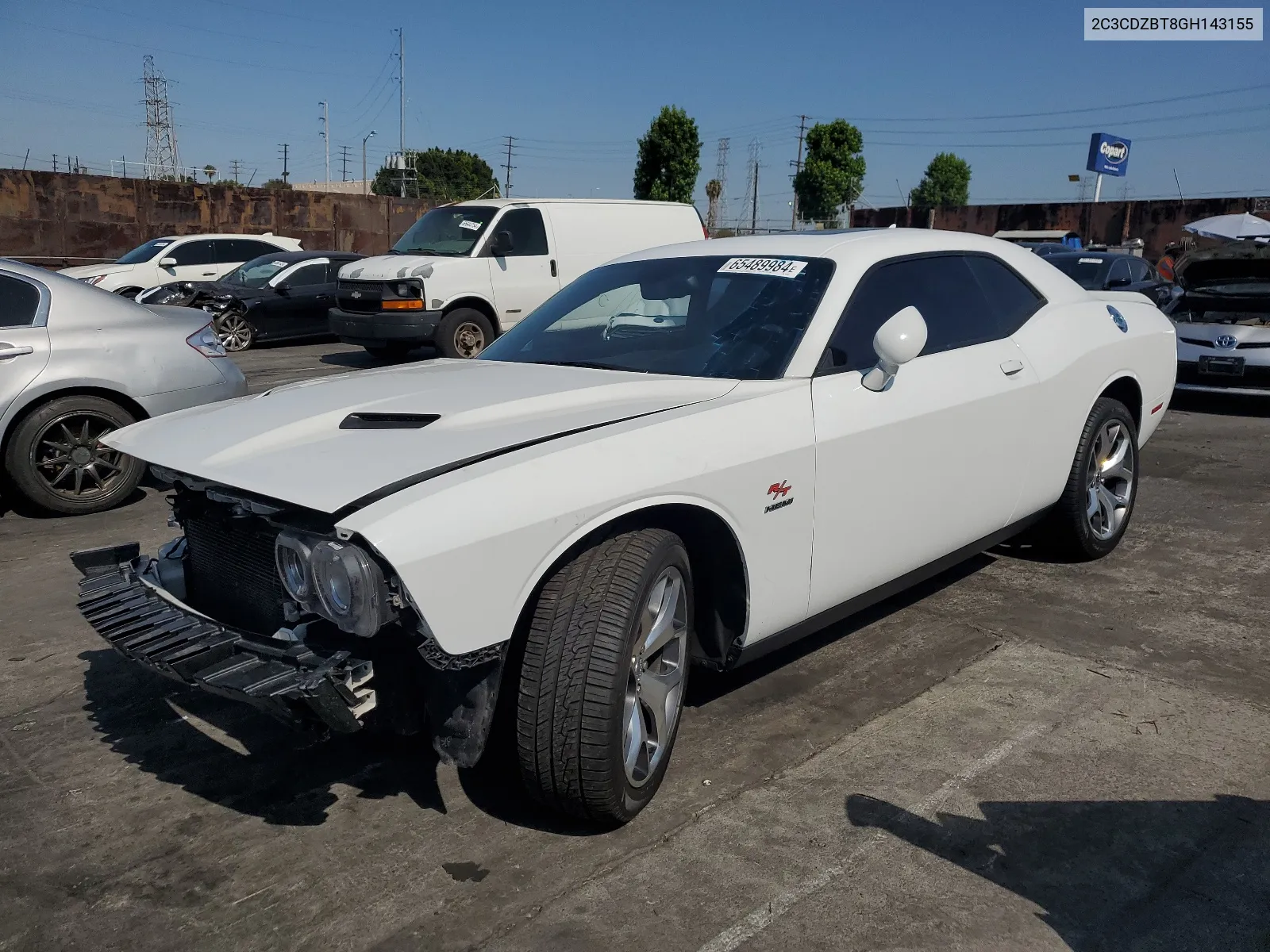 2016 Dodge Challenger R/T VIN: 2C3CDZBT8GH143155 Lot: 65489984