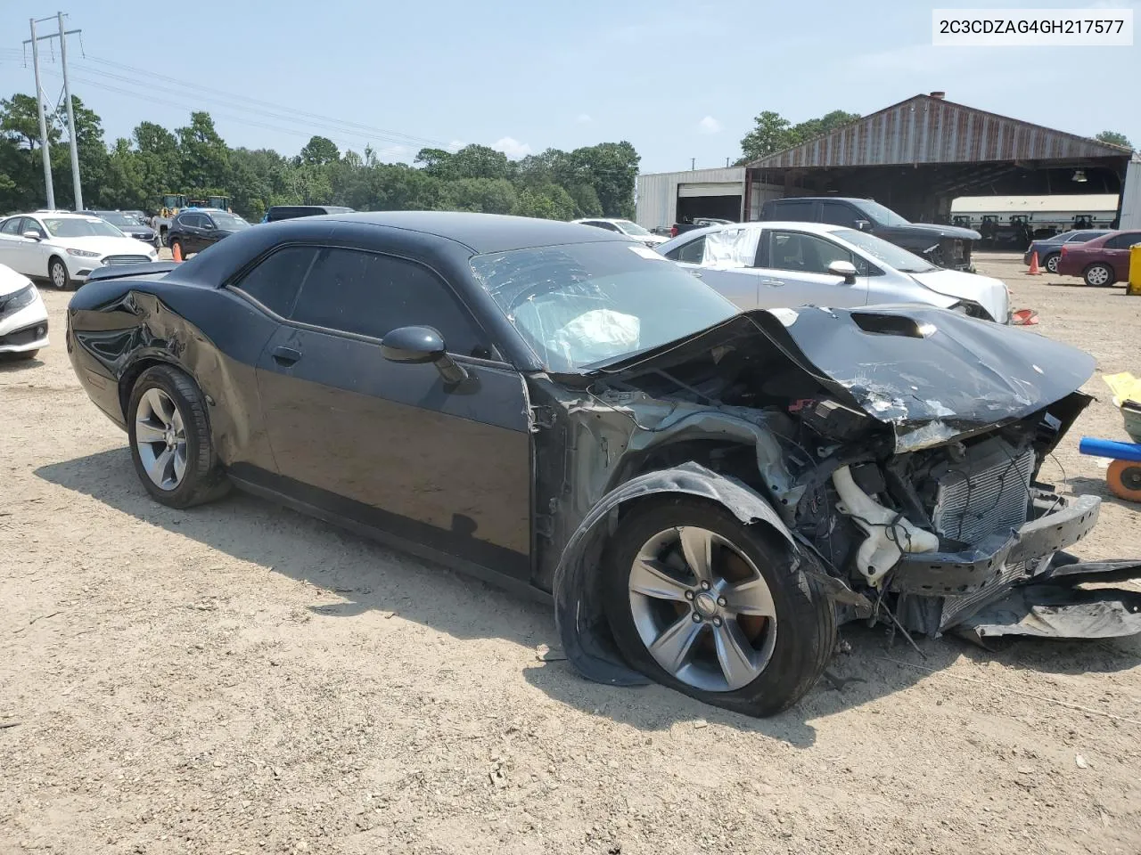 2016 Dodge Challenger Sxt VIN: 2C3CDZAG4GH217577 Lot: 66709234