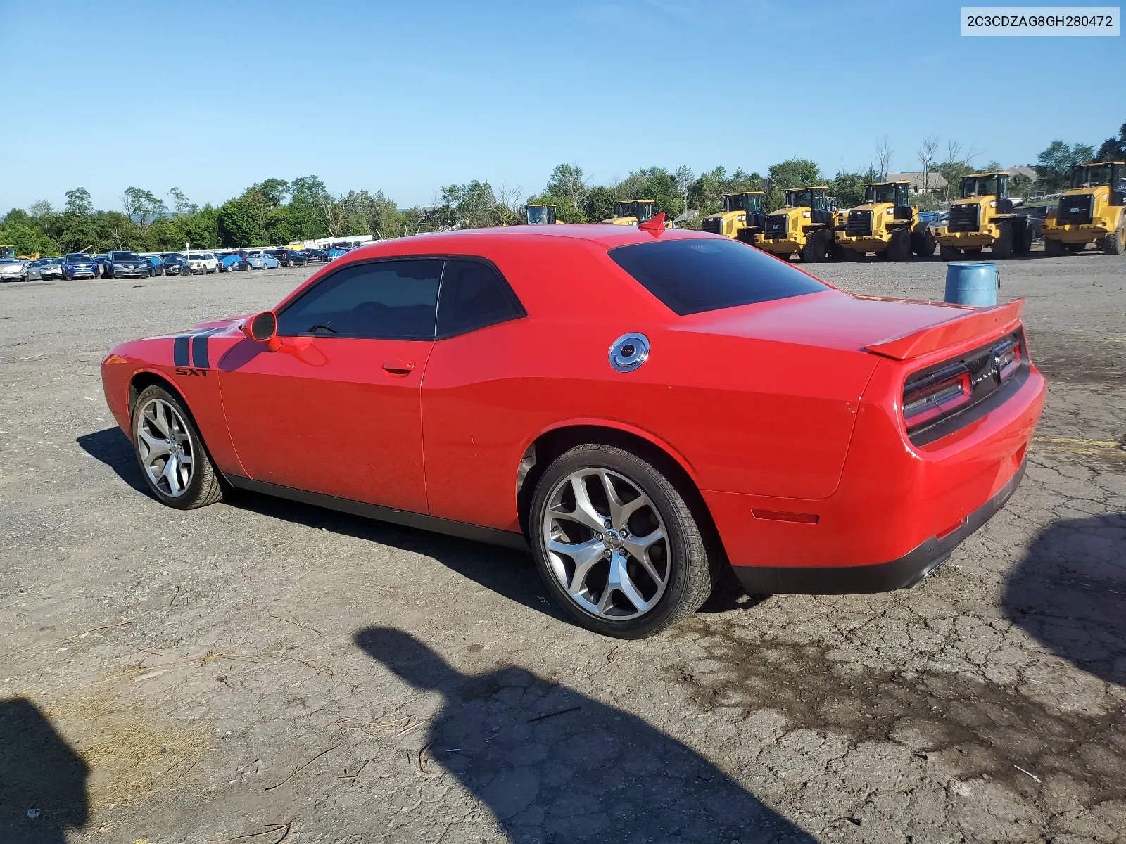 2C3CDZAG8GH280472 2016 Dodge Challenger Sxt