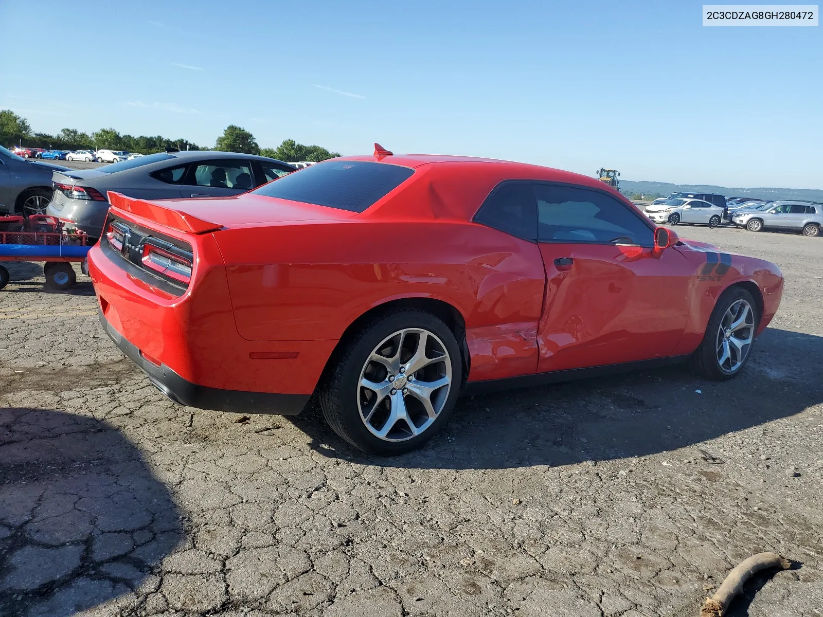 2016 Dodge Challenger Sxt VIN: 2C3CDZAG8GH280472 Lot: 66731644