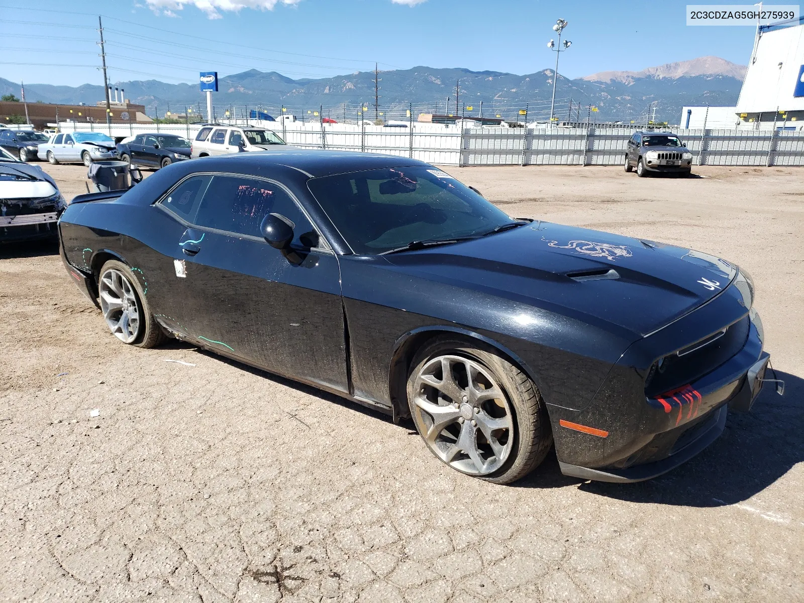 2C3CDZAG5GH275939 2016 Dodge Challenger Sxt