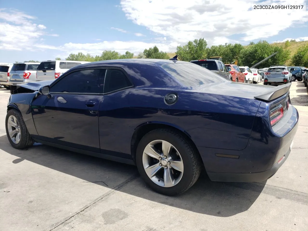 2C3CDZAG9GH129317 2016 Dodge Challenger Sxt