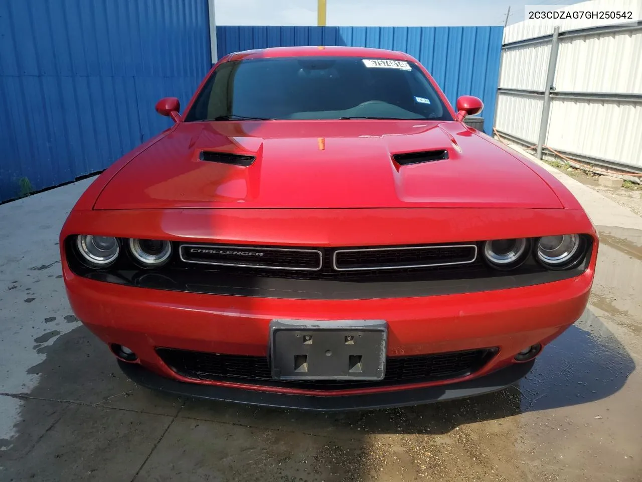 2C3CDZAG7GH250542 2016 Dodge Challenger Sxt