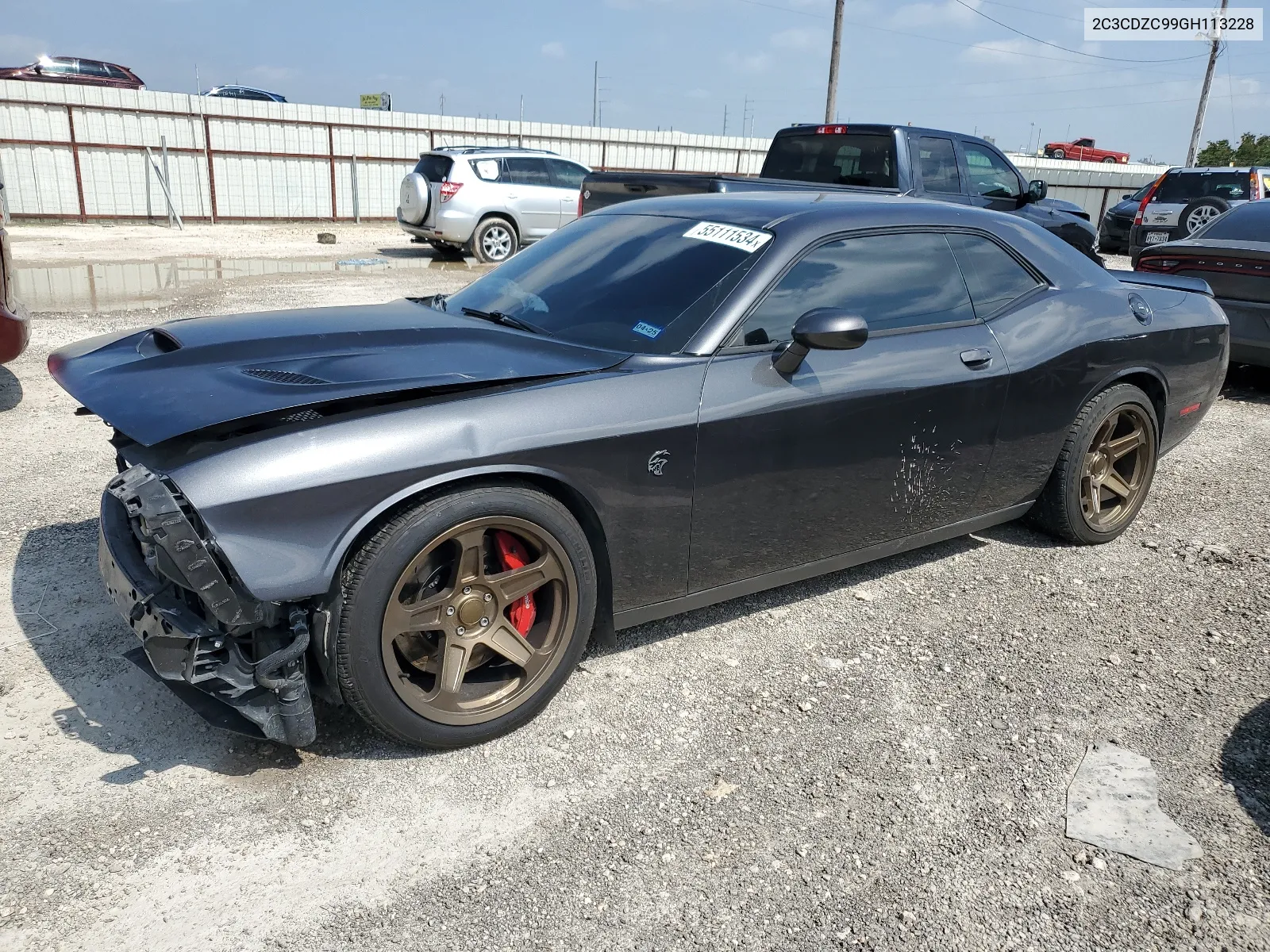 2C3CDZC99GH113228 2016 Dodge Challenger Srt Hellcat