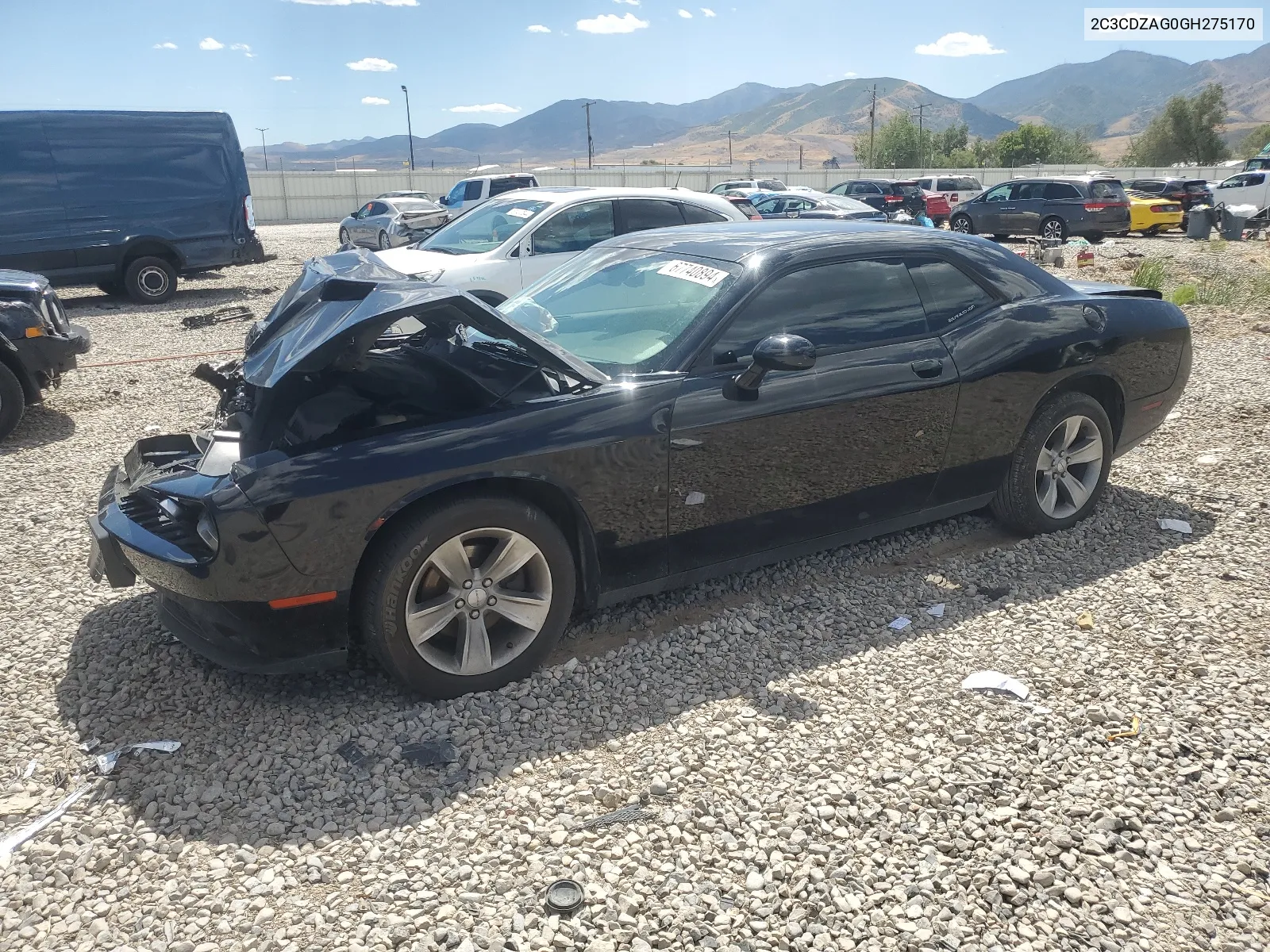 2016 Dodge Challenger Sxt VIN: 2C3CDZAG0GH275170 Lot: 67740894