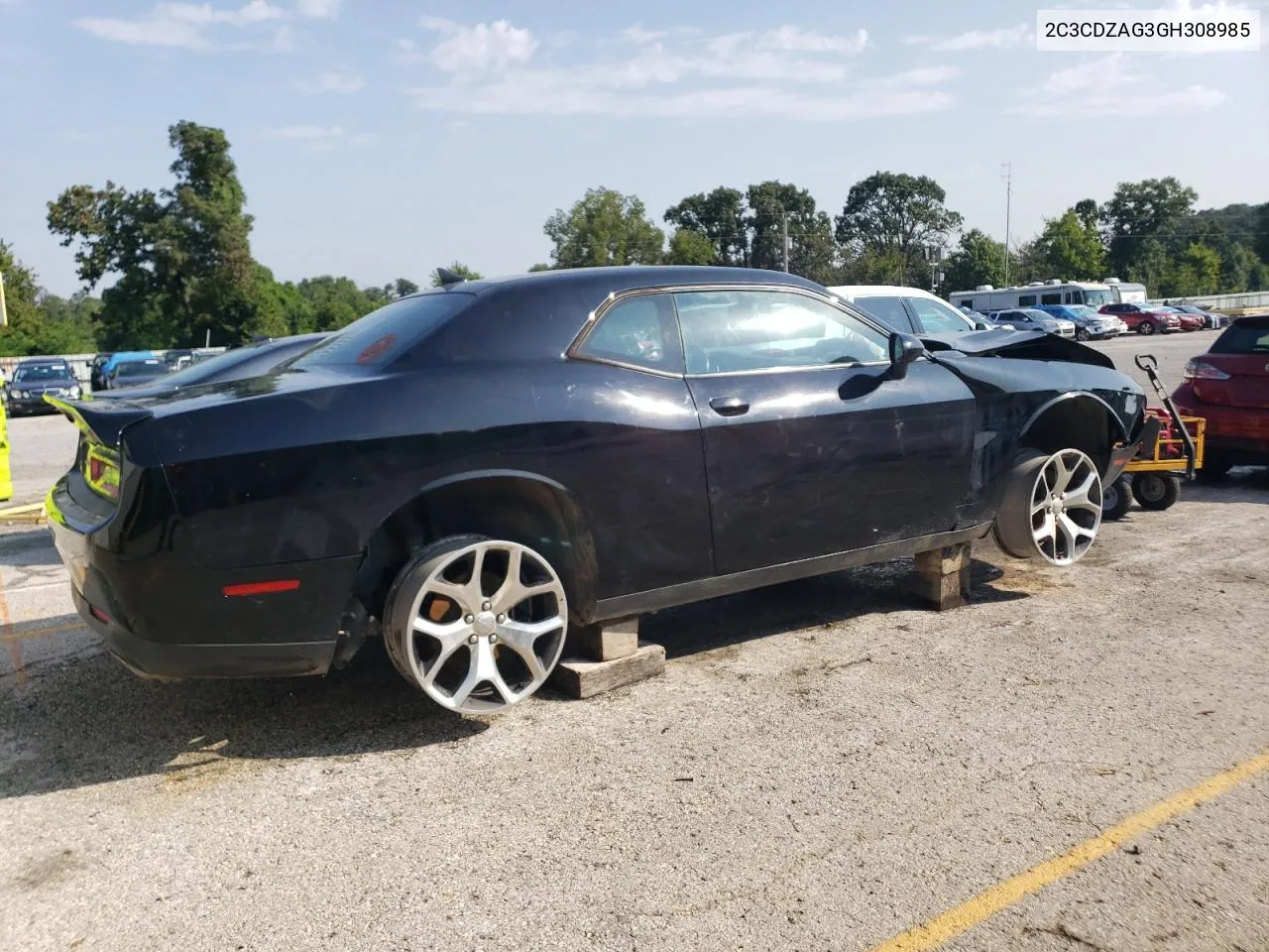 2016 Dodge Challenger Sxt VIN: 2C3CDZAG3GH308985 Lot: 67840534