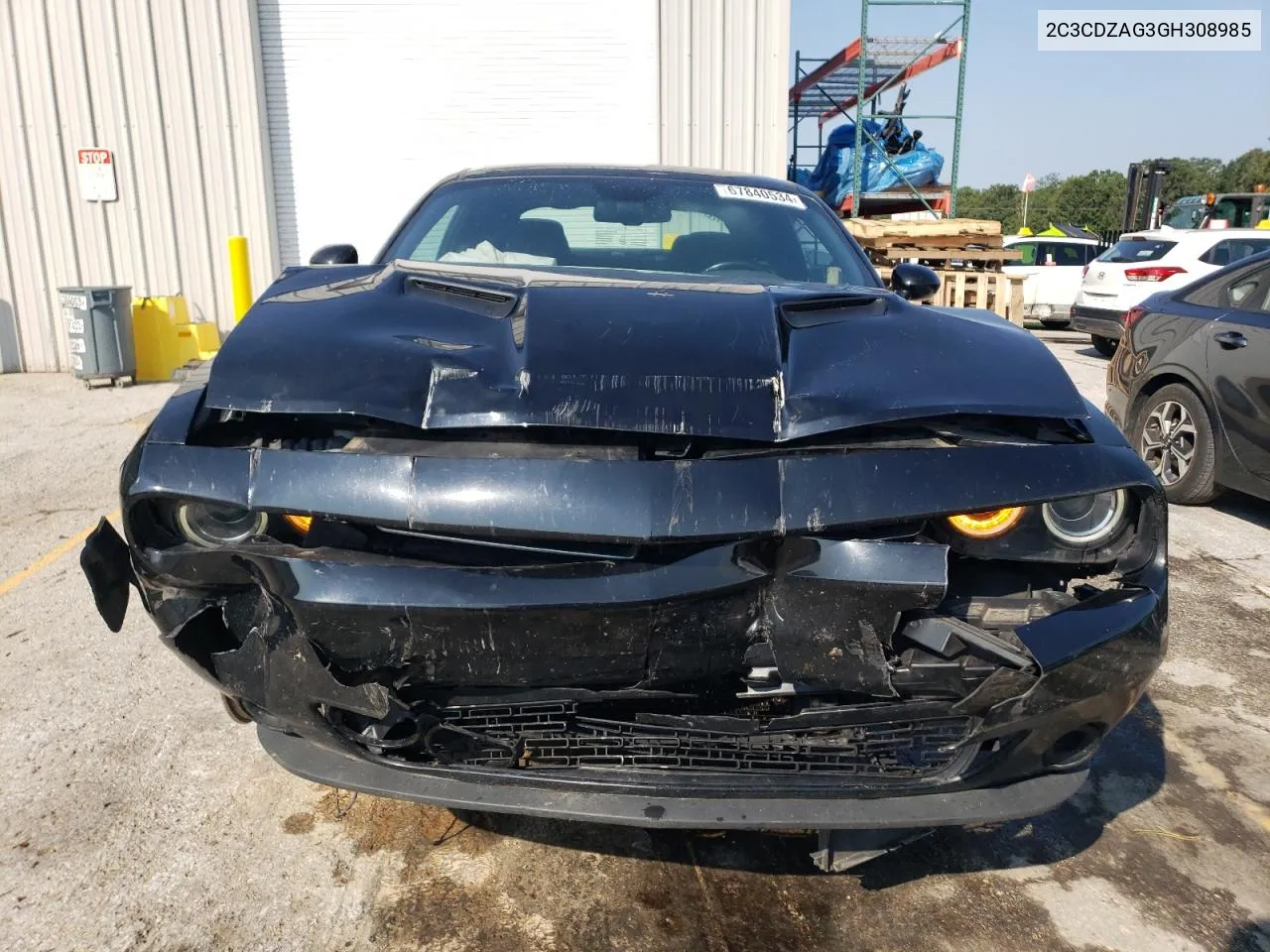 2016 Dodge Challenger Sxt VIN: 2C3CDZAG3GH308985 Lot: 67840534